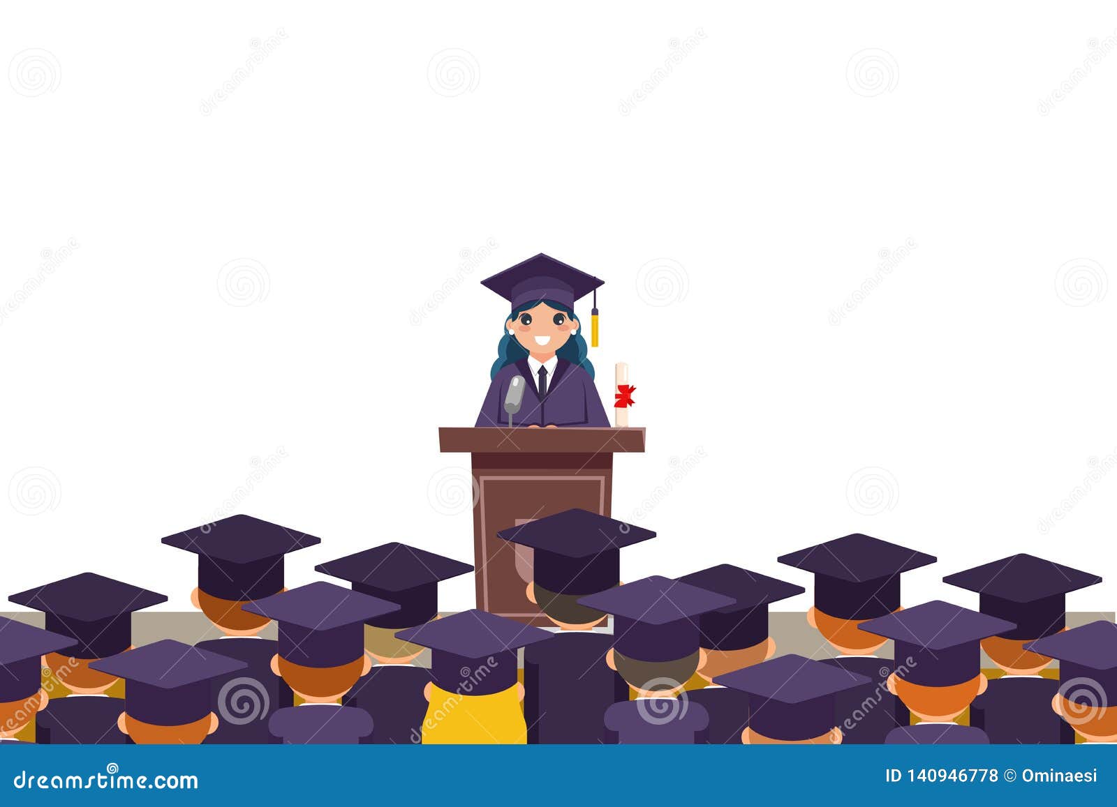 student speech clipart