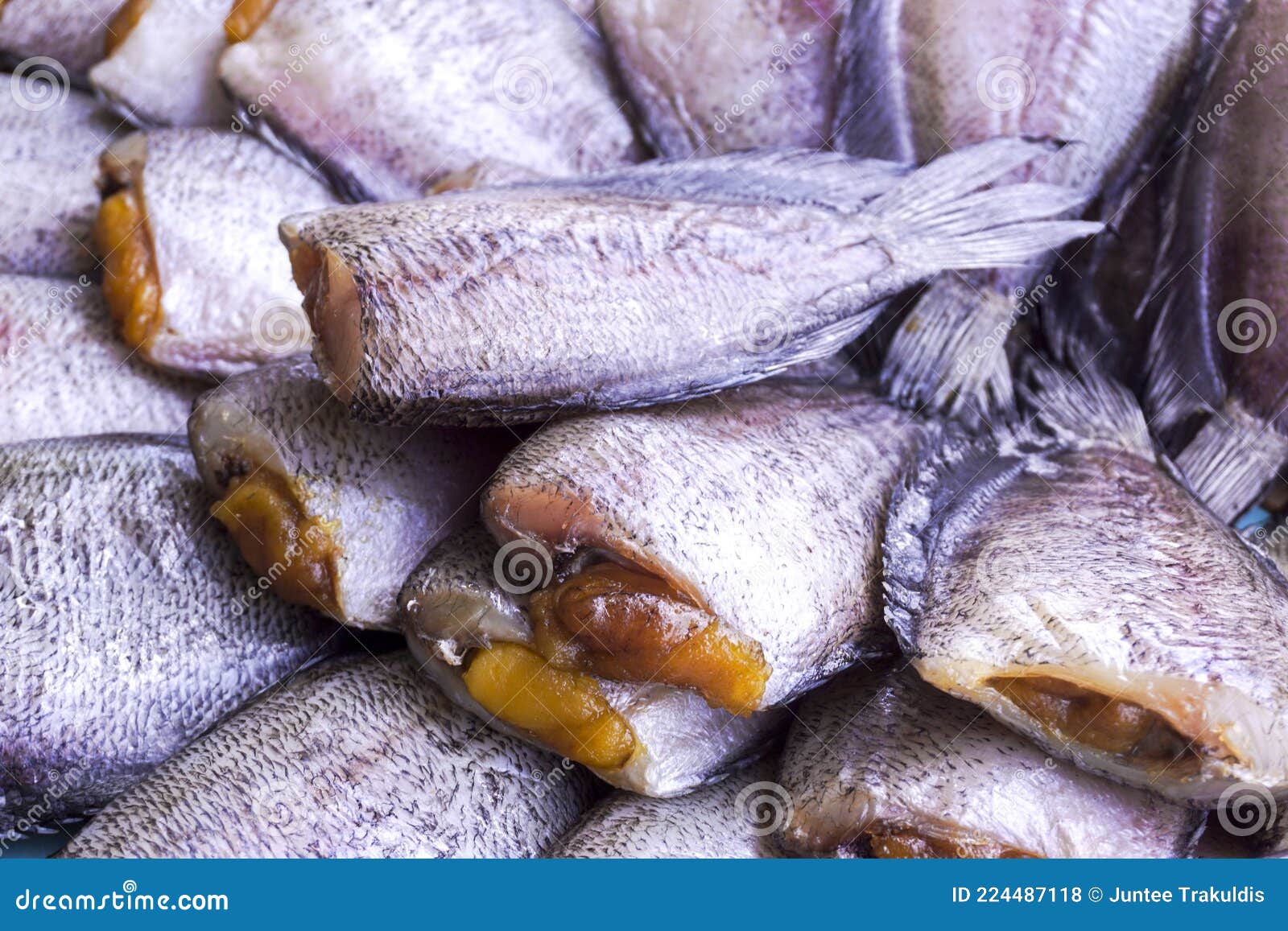 Dried fish stock photo. Image of animal, market, food 224487118