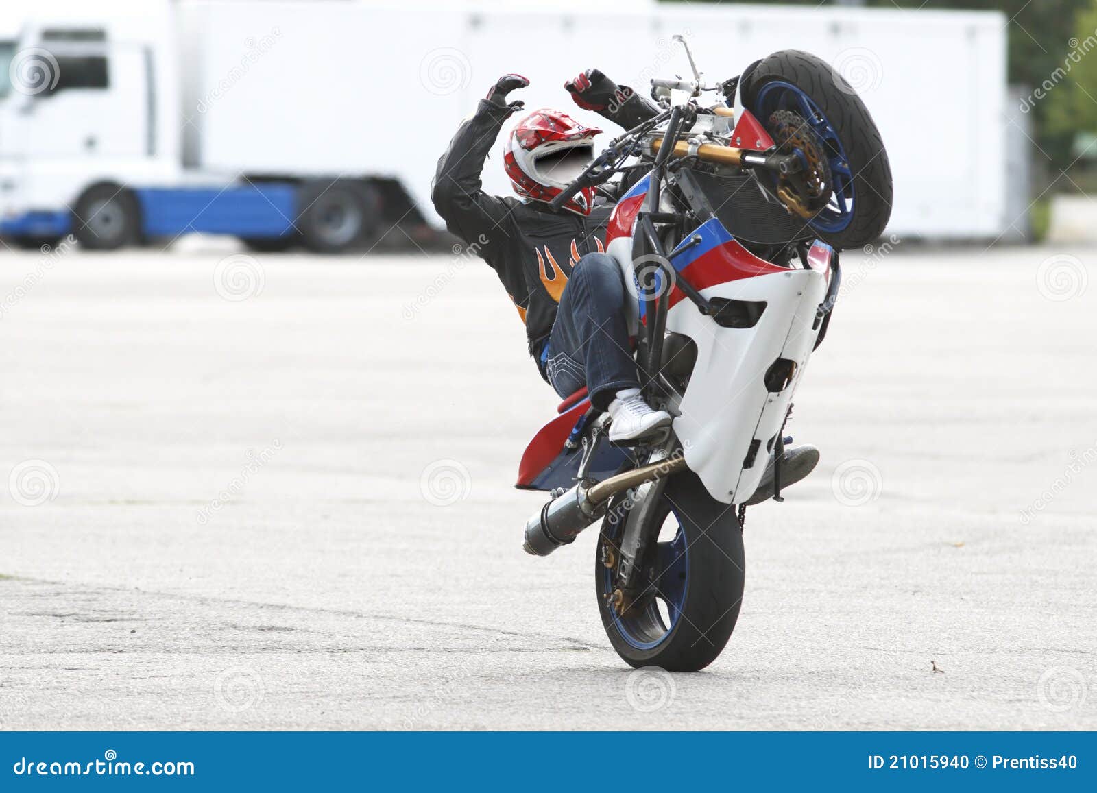 Trick on motorcycle stock photo. Image of racing, training - 21015940