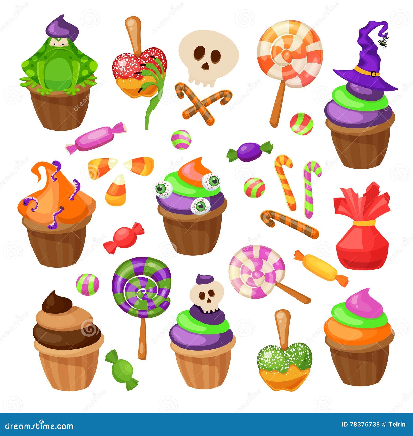 Download Trick Or Treat. Traditional Sweets And Candies For Holiday ...