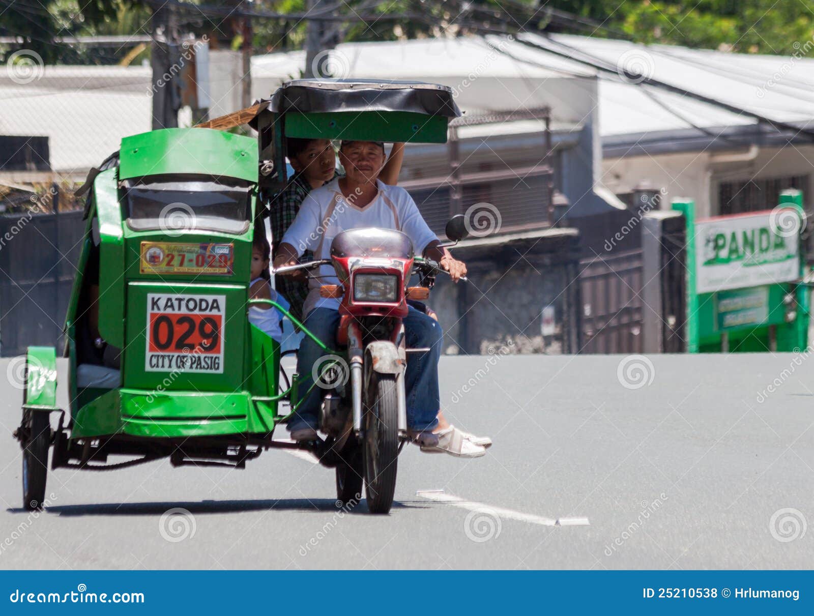 Tricycle Cab Driver Editorial Stock Photo Image 25210538