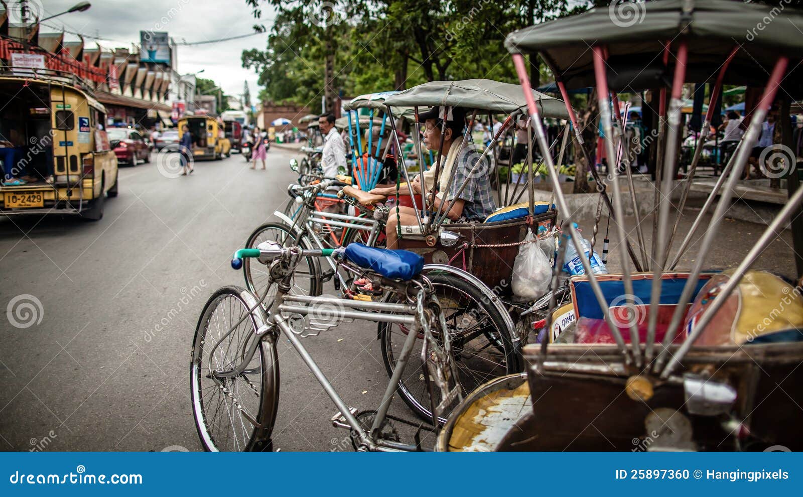 Tricycle (Sam Law) in a Roll with Driver Editorial Image Image of
