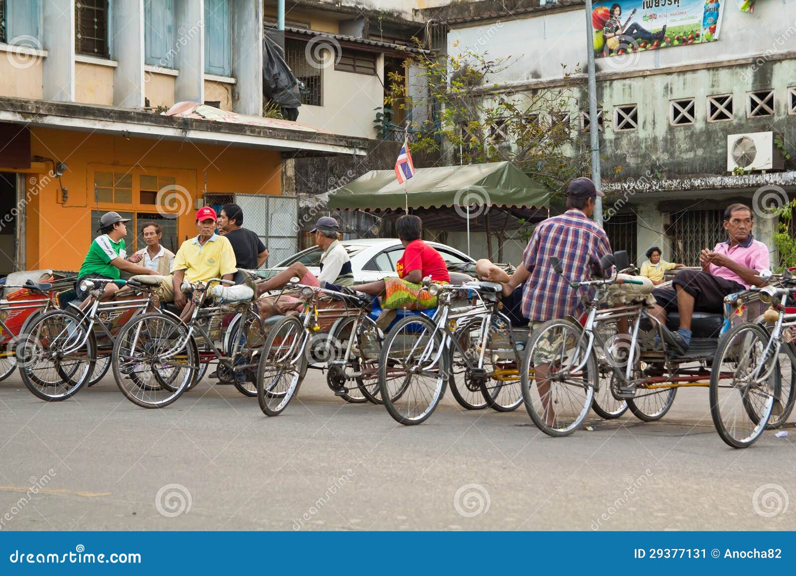 Tricycle Thailand editorial photo. Image of siam, iron 29377131
