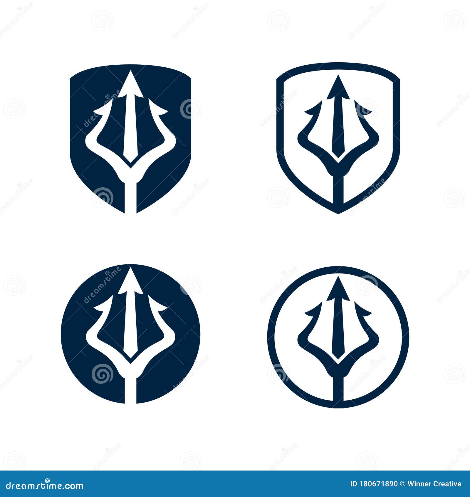 trident logo  inspiration 