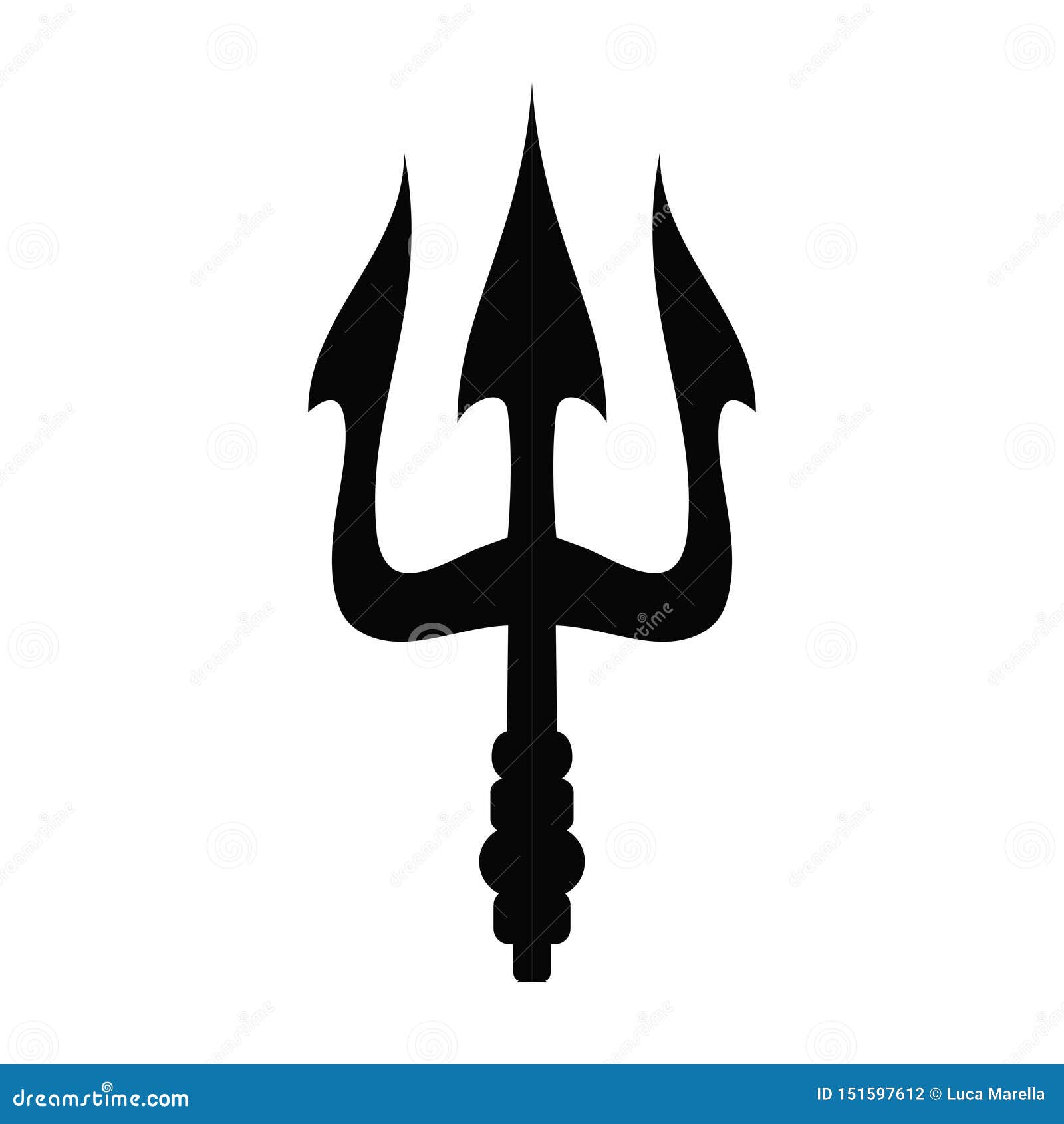 Download Trident Of Poseidon Vector Icon Stock Vector ...