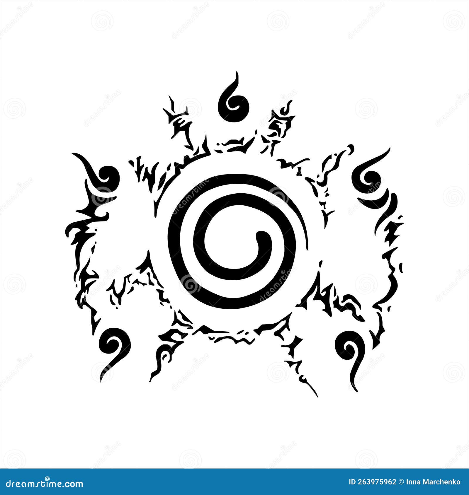 trigrams seal from naruto. all s are 