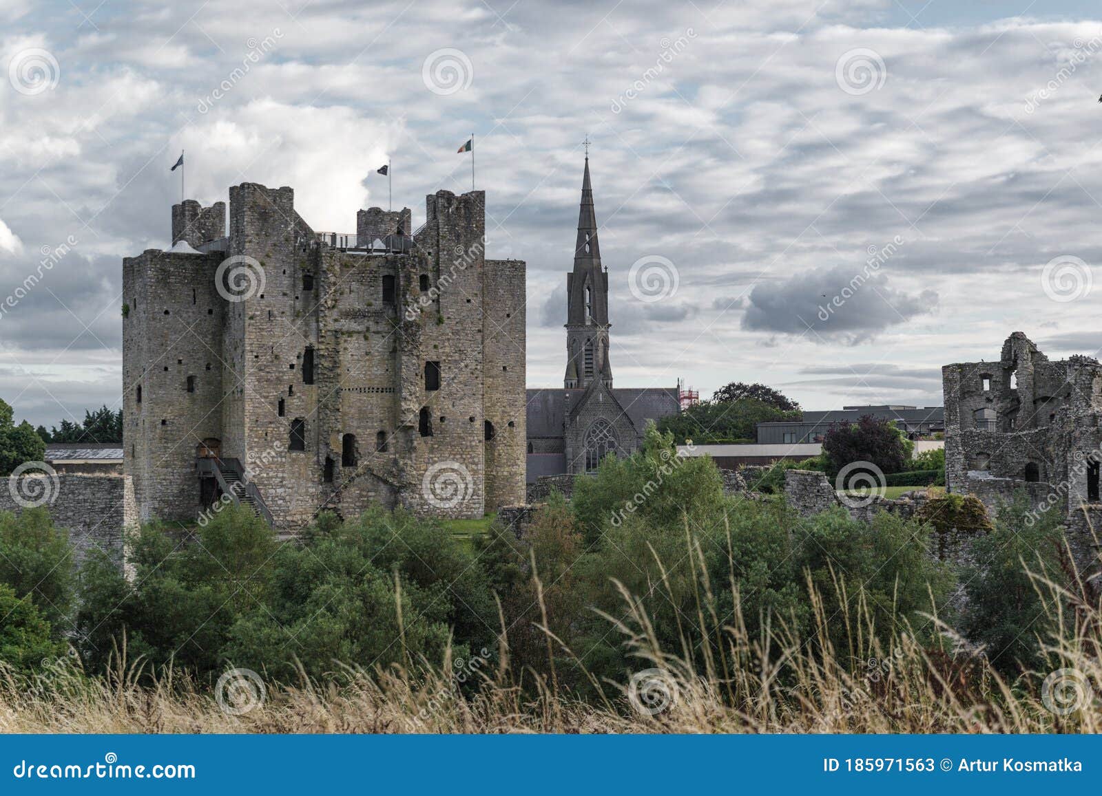 Trim Castle in Trim, County Meath, Ireland Stock Image Image of meath
