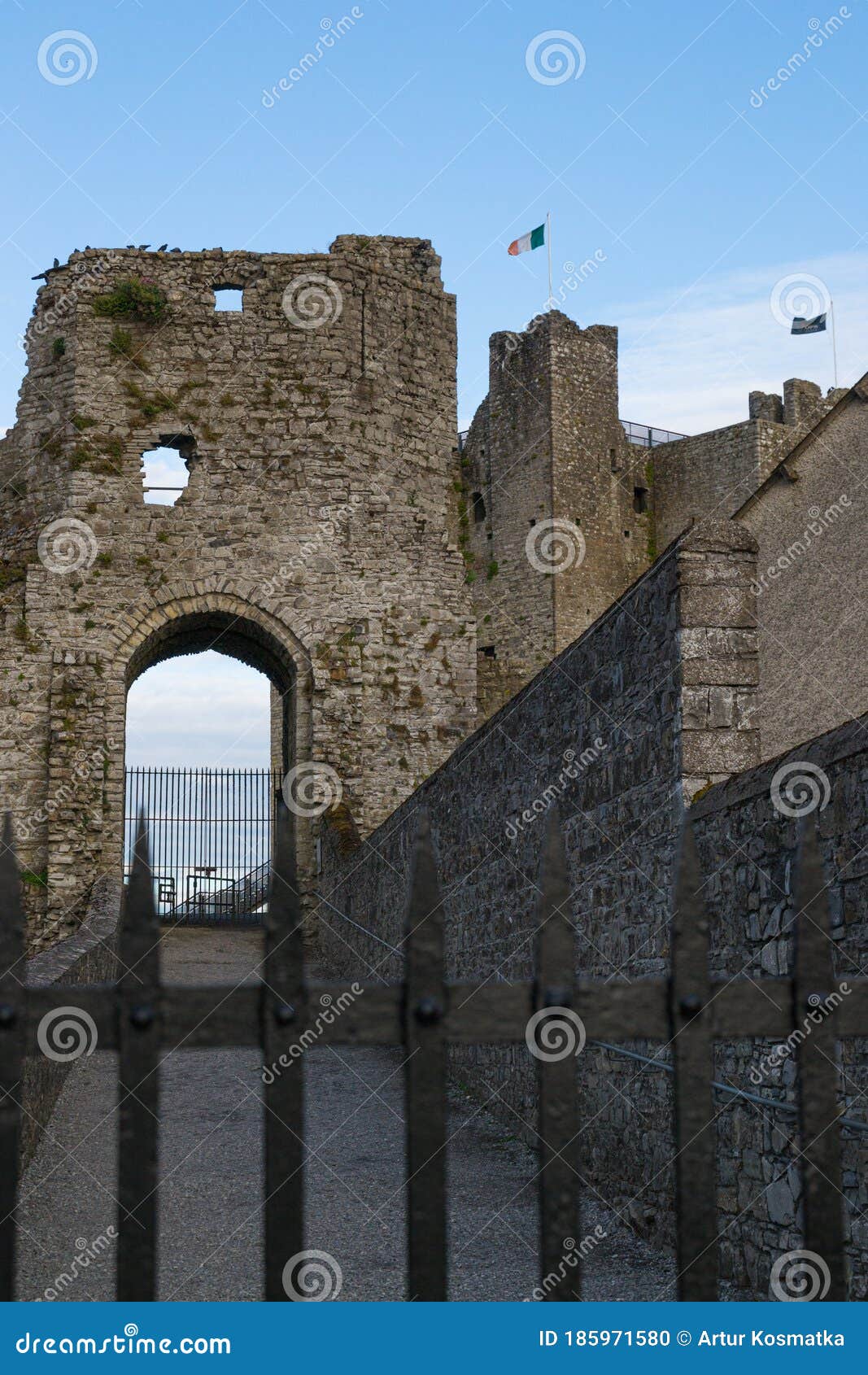 Trim Castle in Trim, County Meath, Ireland Stock Photo Image of