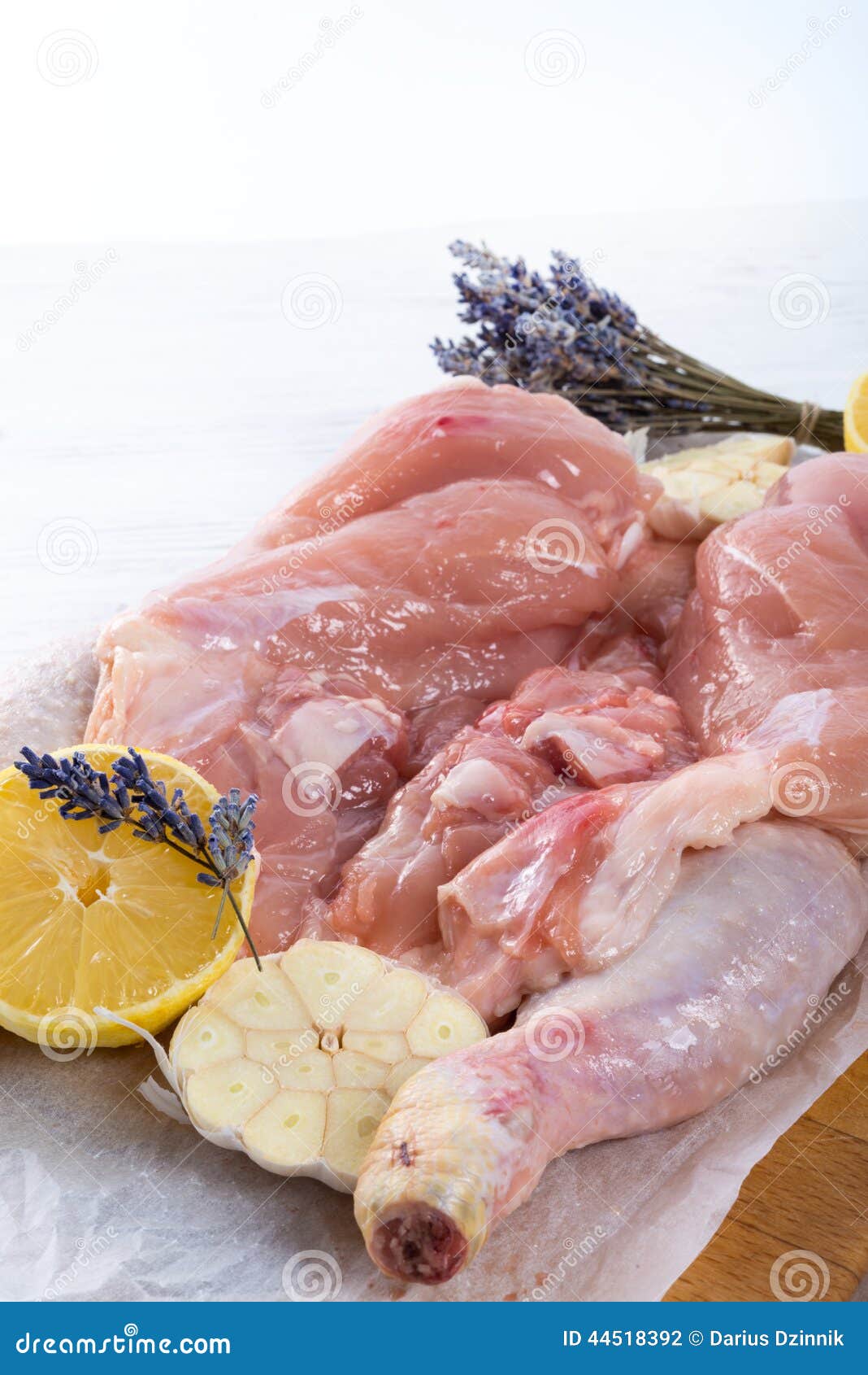 Trimming Chicken stock photo. Image of cutting, dietary 44518392