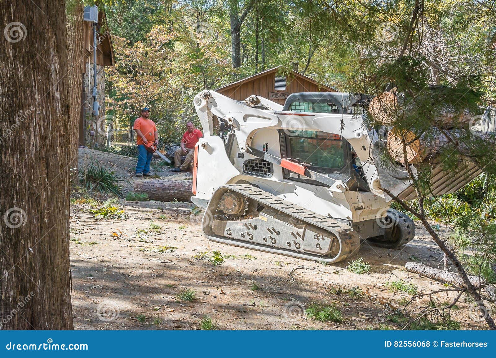 Forklift Operator Loading Switchboard At The Back Of Lorry On June 6th 2020 At Kota Kinabalu