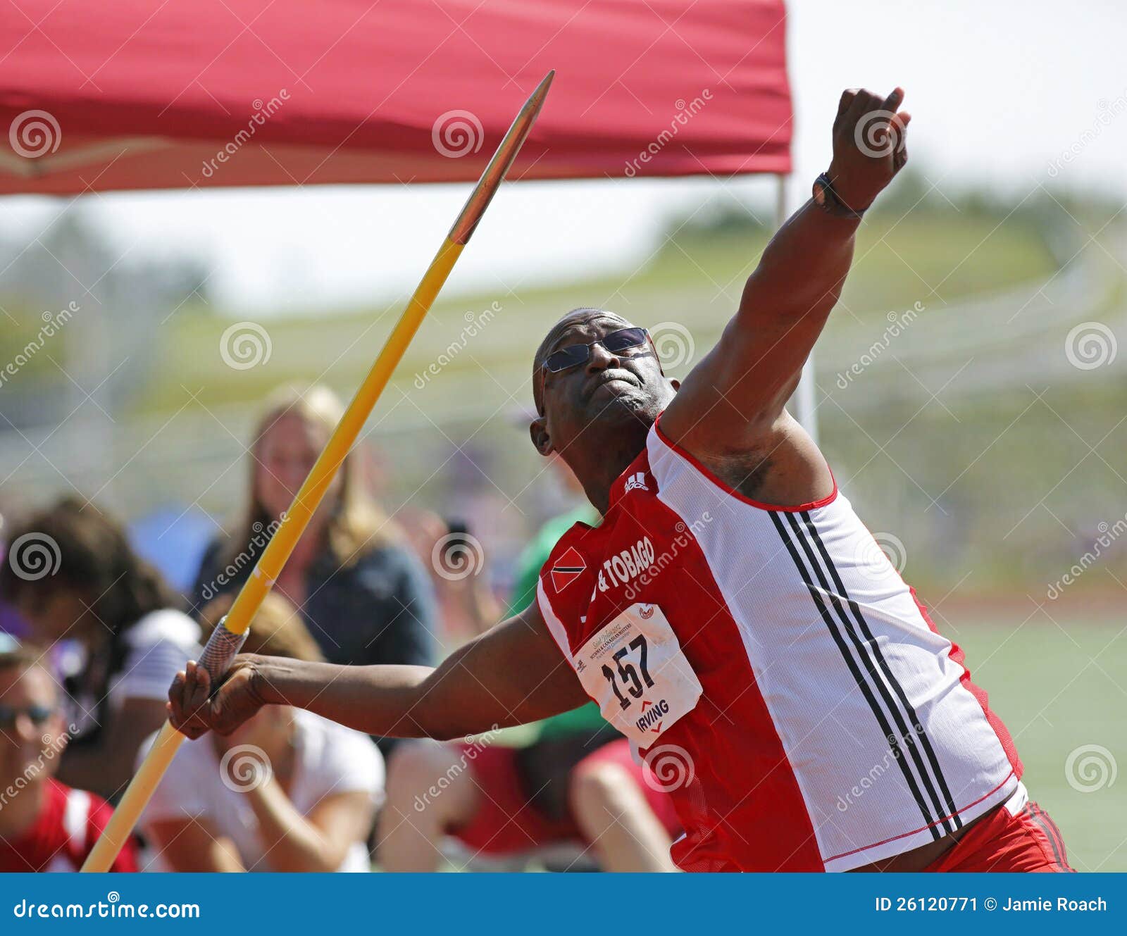 Trinidad Tobago Man Javelin Throw Editorial Photo Image of effort