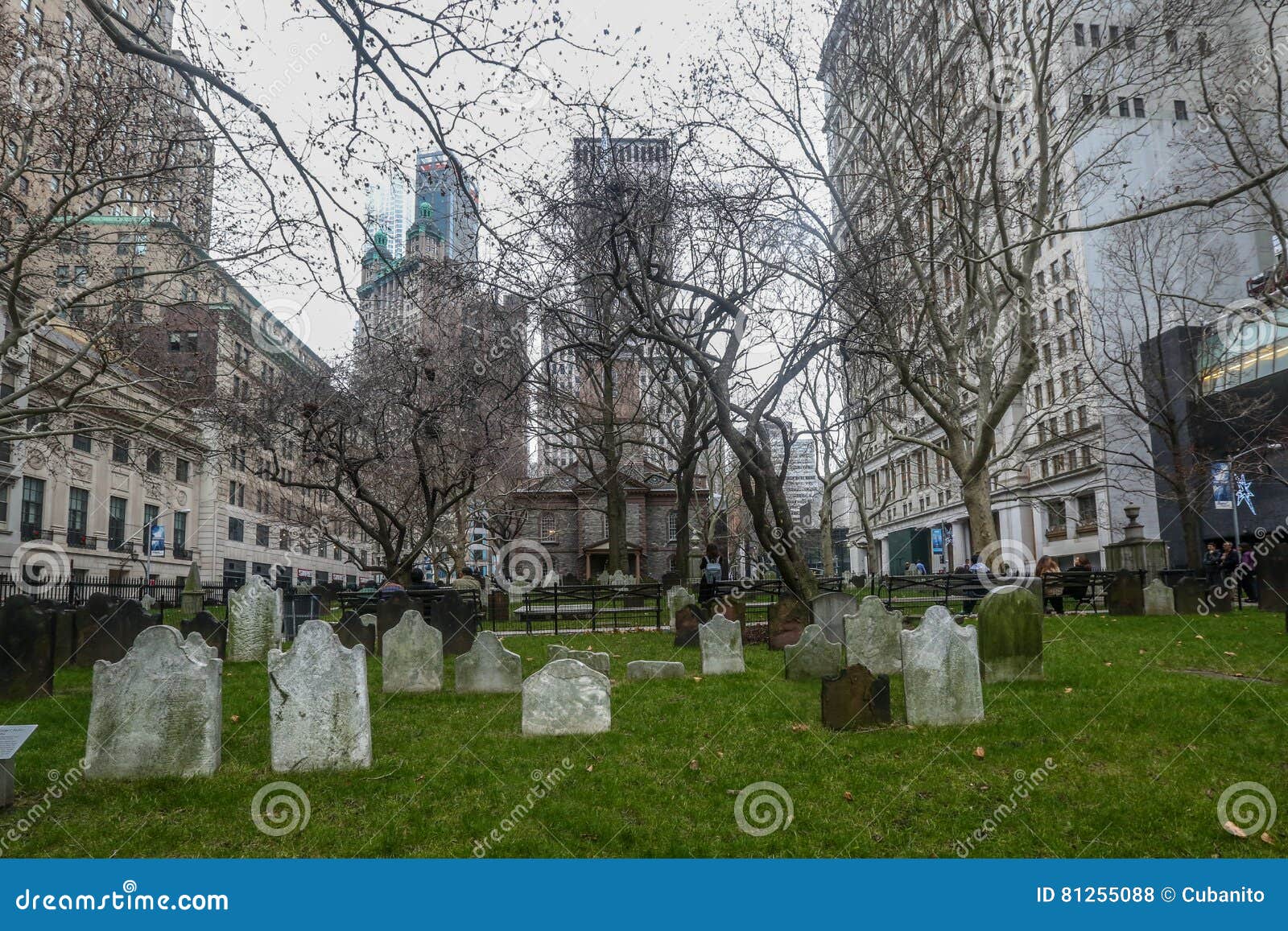 Trinity Church Cemetery editorial stock photo. Image of building - 81255088