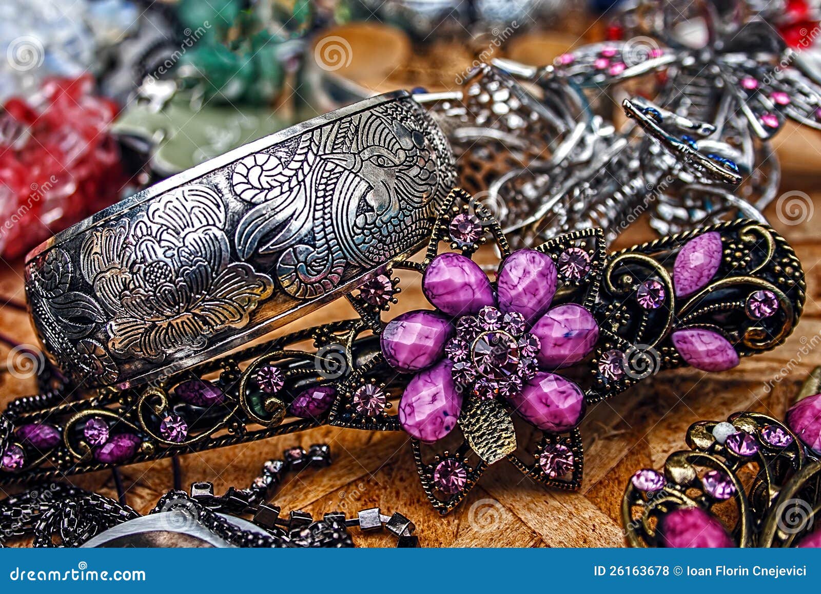 Trinkets and jewelry 1 stock photo. Image of gift, glittery 26163678