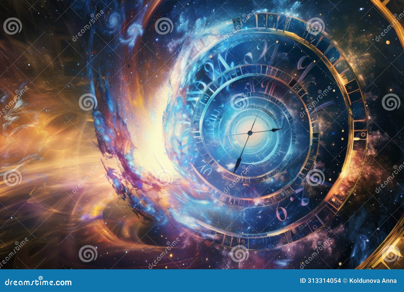 the tripartite dimension of time created with generative ai technology