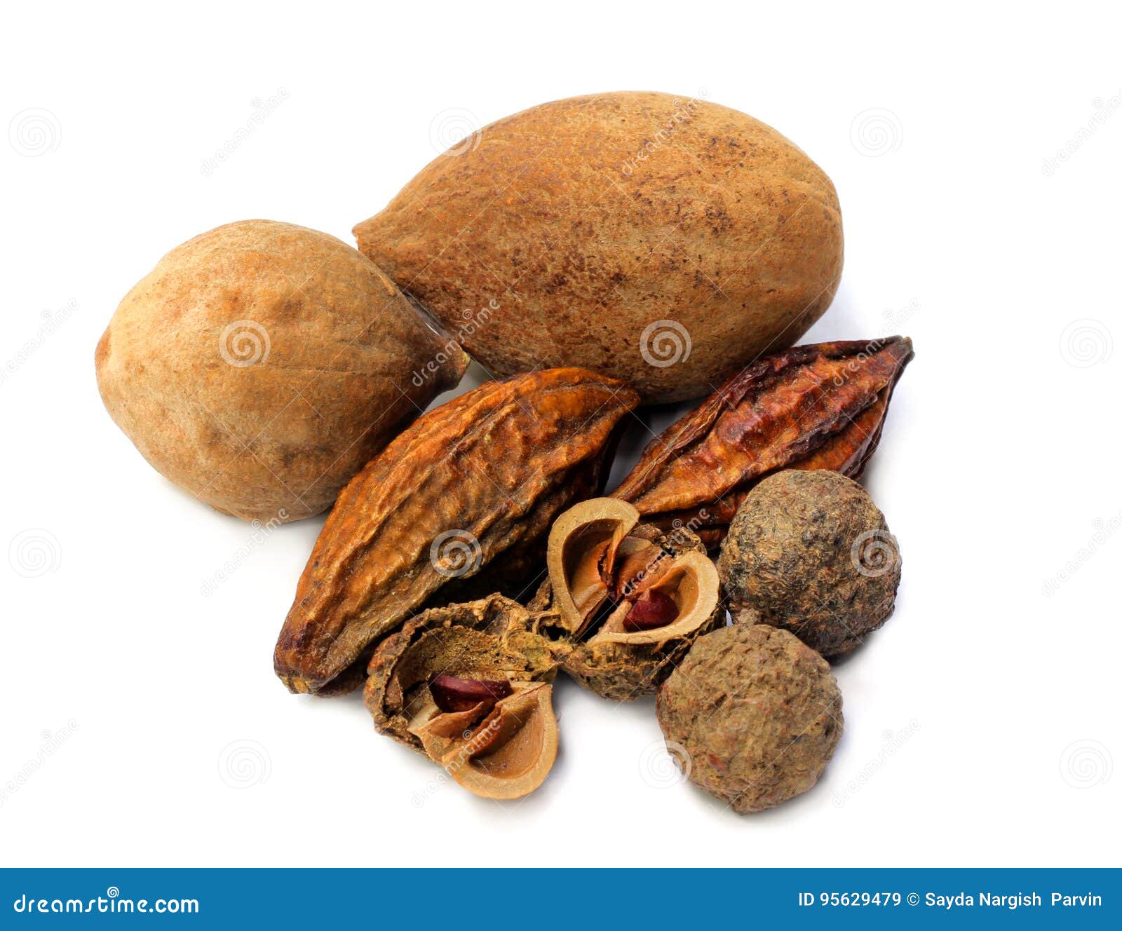 Triphalaa Combination Of Ayurvedic Fruits Stock Image Image of over