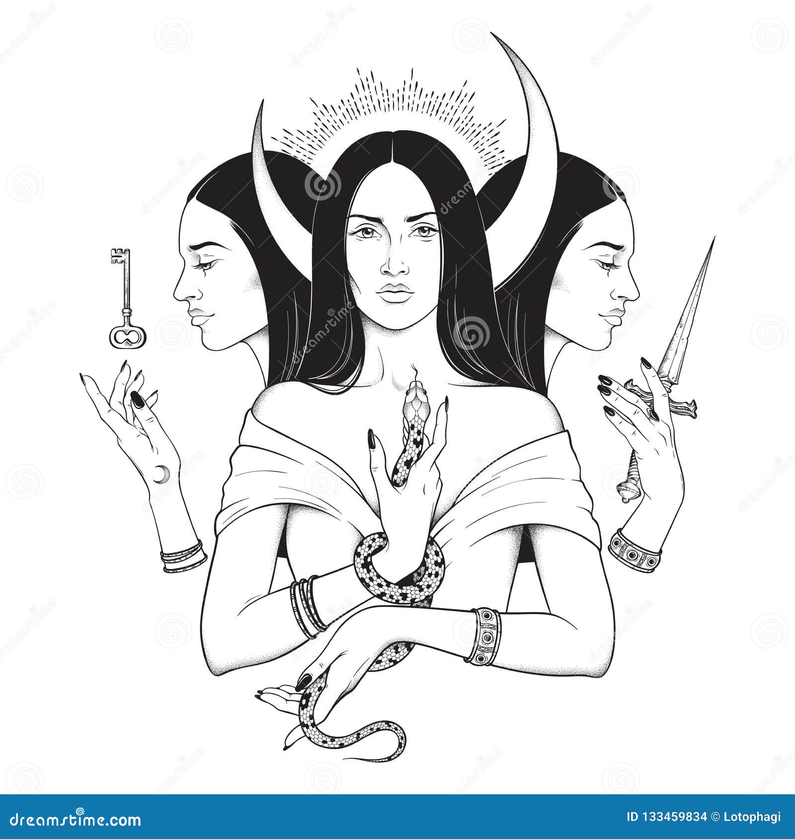 Goddess Hecate Stock Illustrations 94 Goddess Hecate Stock Illustrations Vectors Clipart Dreamstime