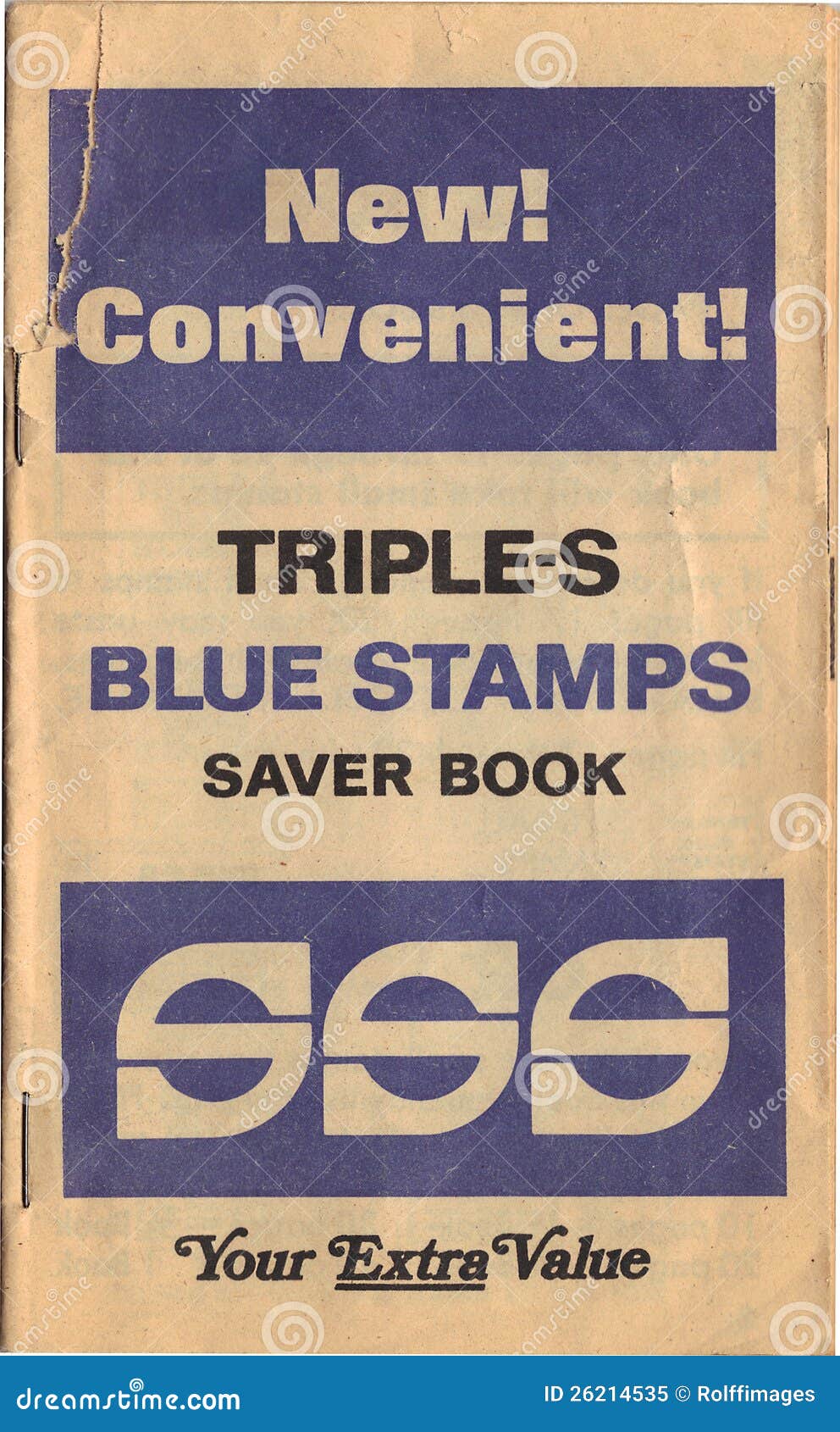 Triples Trading Stamps Book Stock Image Image of retro, faded 26214535