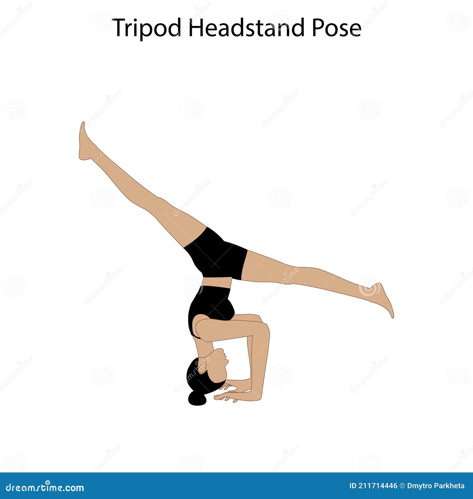 Power Yoga for Traditional Headstand Core and Upper Body Strength With  Posture Technique | Fitness Blender