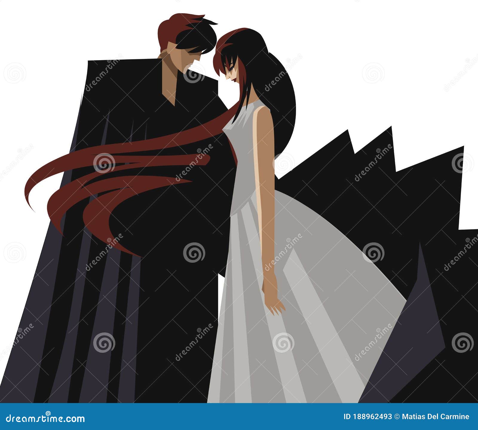 Triste Pareja De Anime Parado El Uno Al Otro Stock de ilustración - Ilustración de boda, escena: 188962493 Triste Pareja De Anime Parado El Uno Al Otro Stock de ilustración - Ilustración de boda, escena: 188962493
