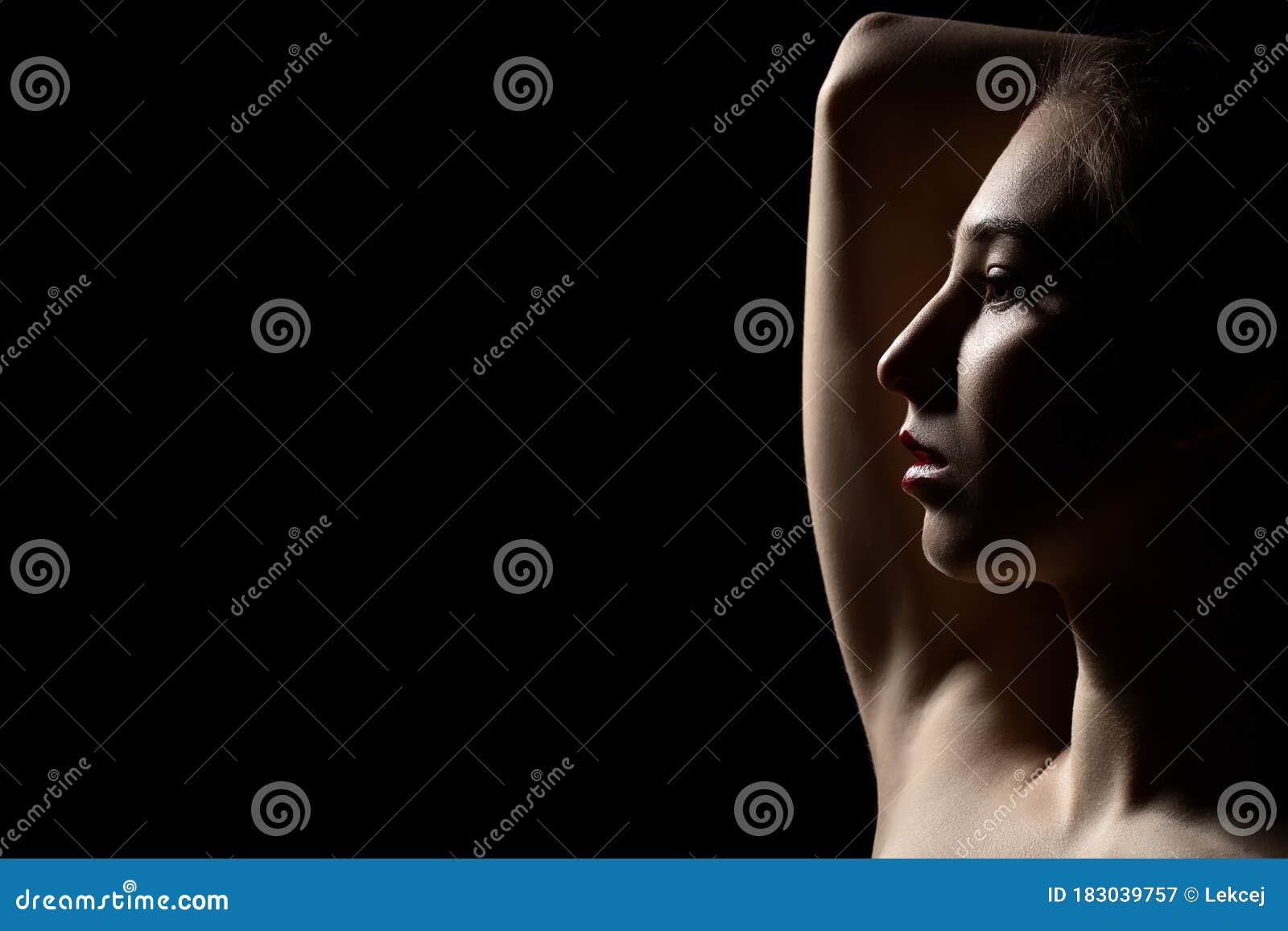 Perfil De Uma Triste Silhueta De Mulheres Reclamando Ao Ar Livre Foto de  Stock - Imagem de incompreendido, frustrado: 200055964