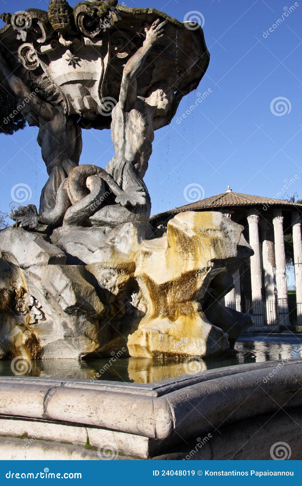 triton fountain in rome