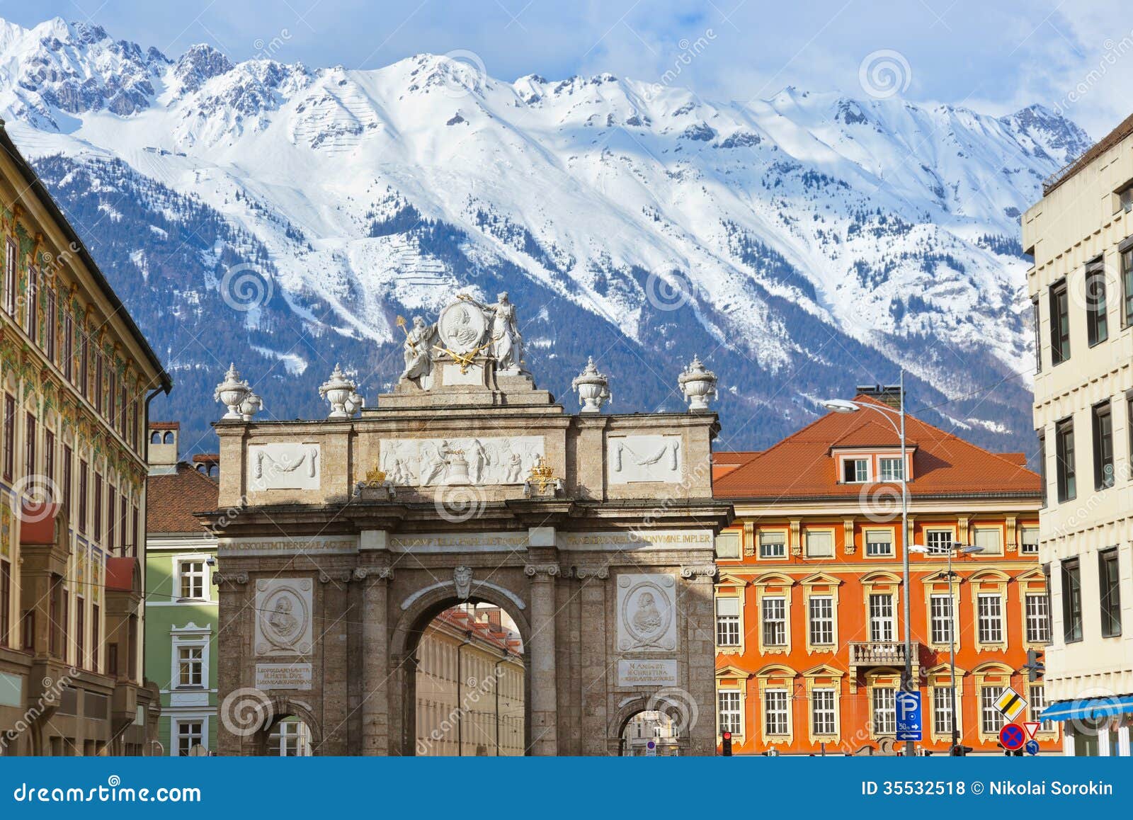 triumph arch - innsbruck austria