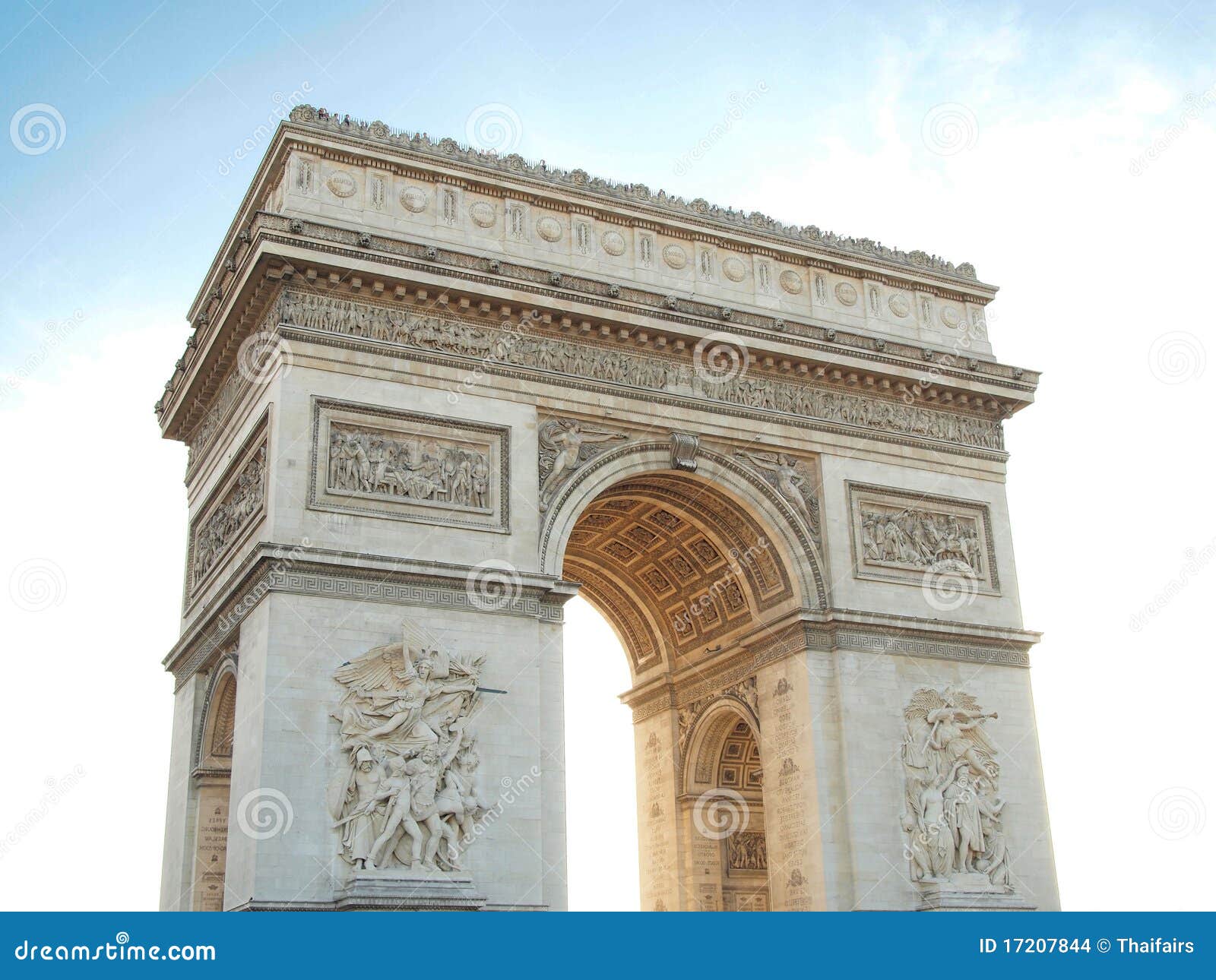 triumphal arch , napoleon bonaparte paris france
