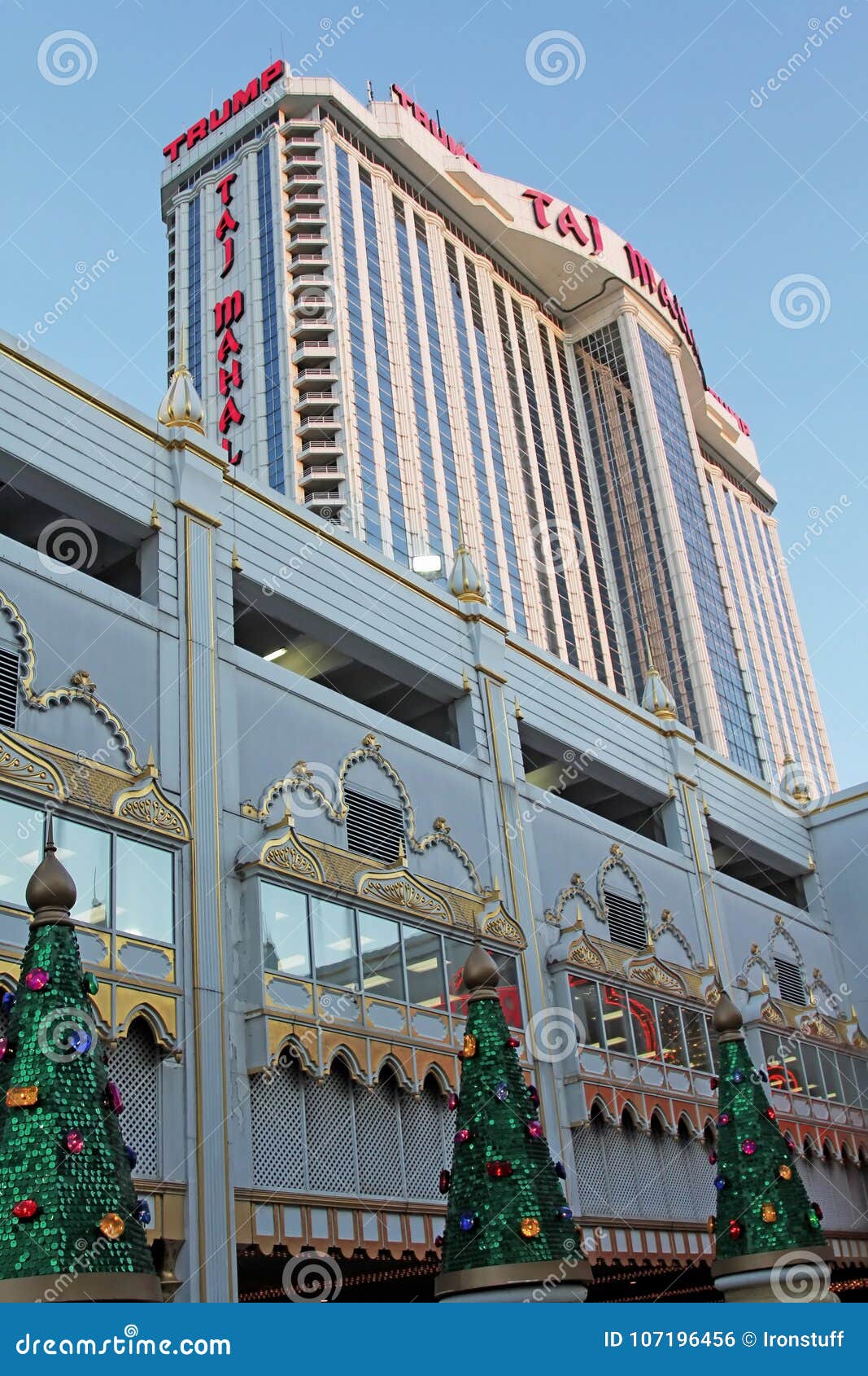 Saliente En respirar Triunfo Taj Mahal Hotel Y Casino, Atlantic City, Los E.E.U.U. Foto  editorial - Imagen de lugar, ciudad: 107196456