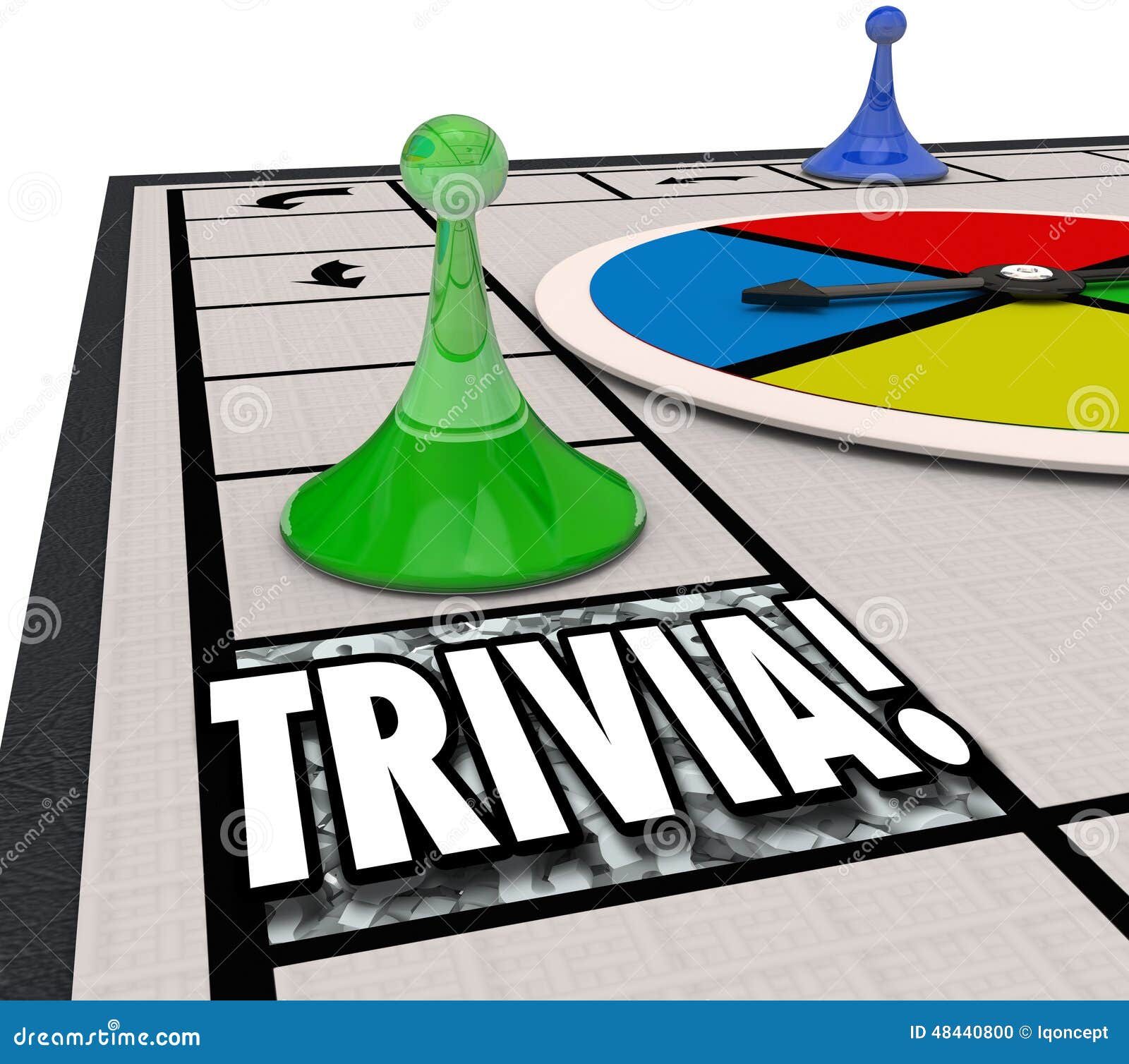 Trivia Board Game Fun Knowledge Challenge Playing Quiz Test Stock Trivia Board Game Fun Knowledge Challenge Playing Quiz Test Stock