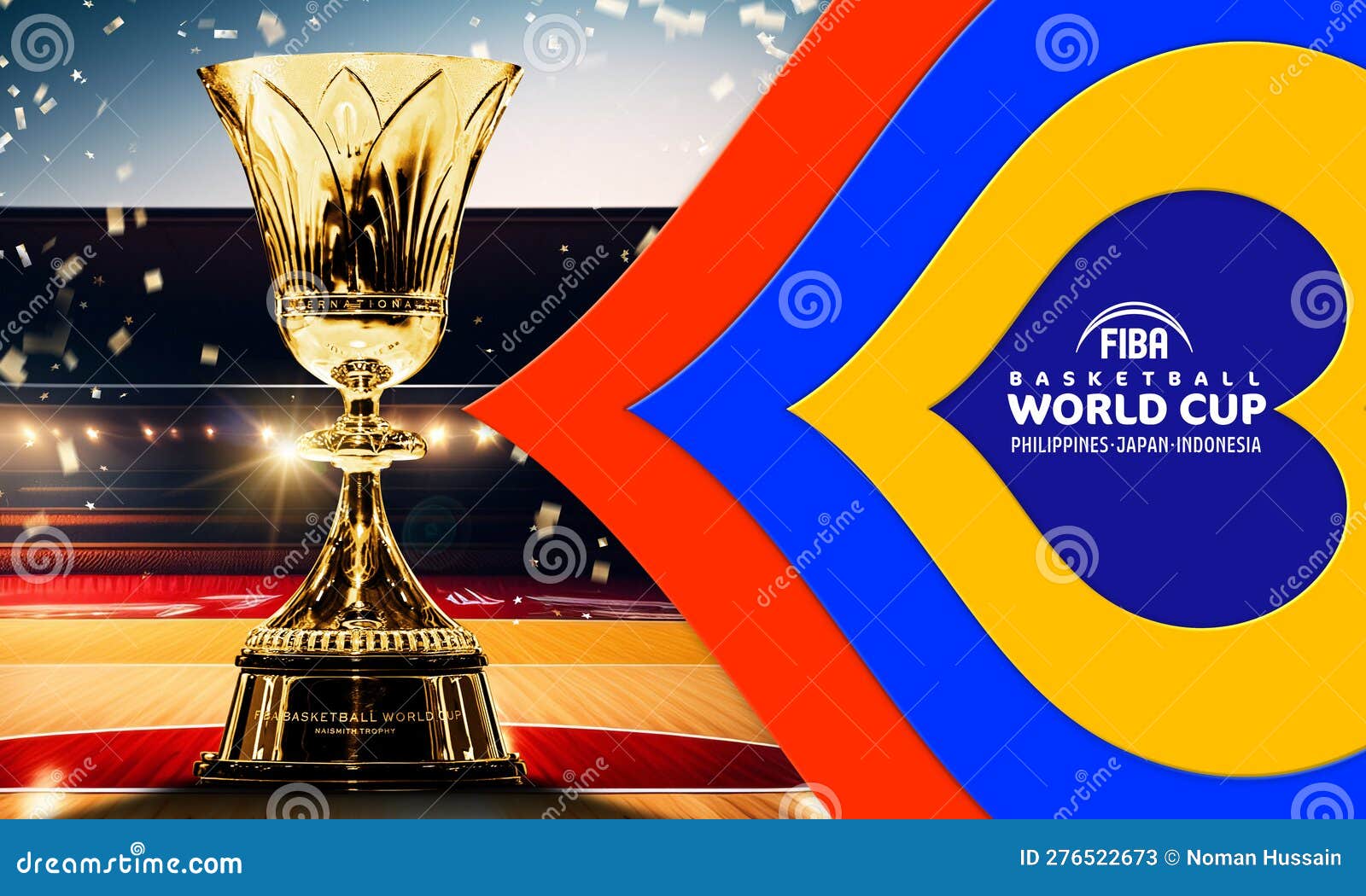 Troféu Do Mundo Do Basquete Fiba 2023 Fotografia Editorial - Ilustração de  conceito, esportes: 276512352