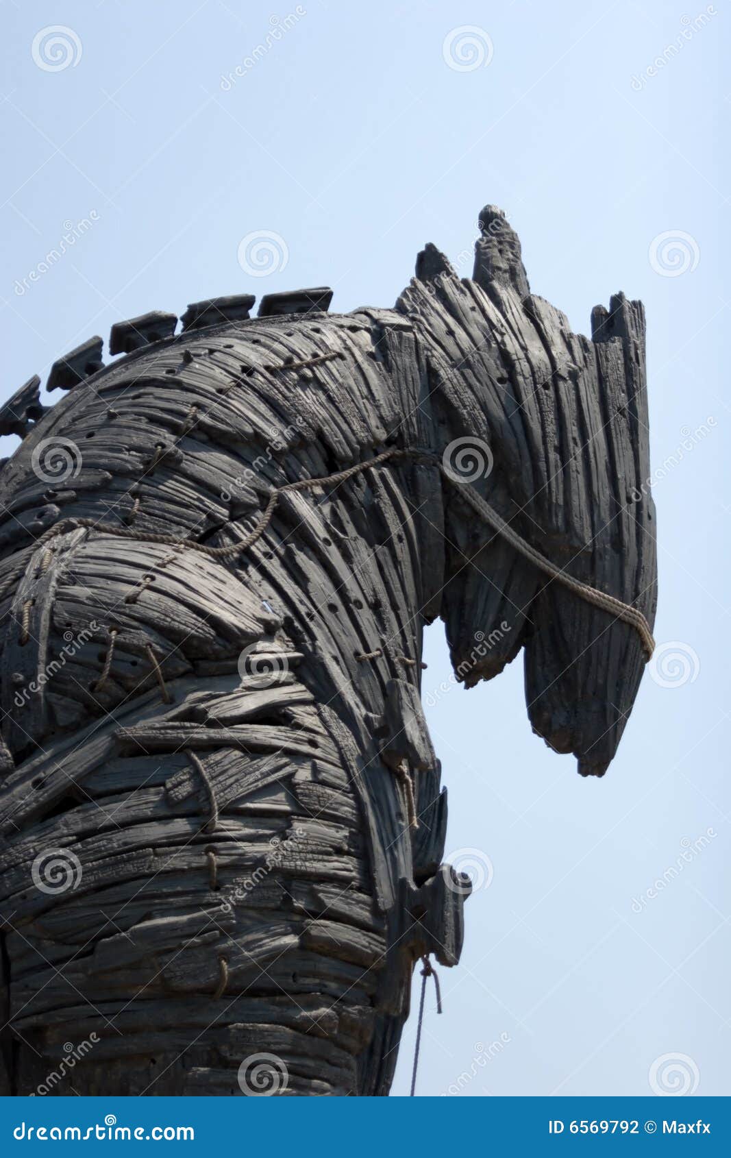Trojan Horse stock photo. Image of ancient, history, sculpture 6569792