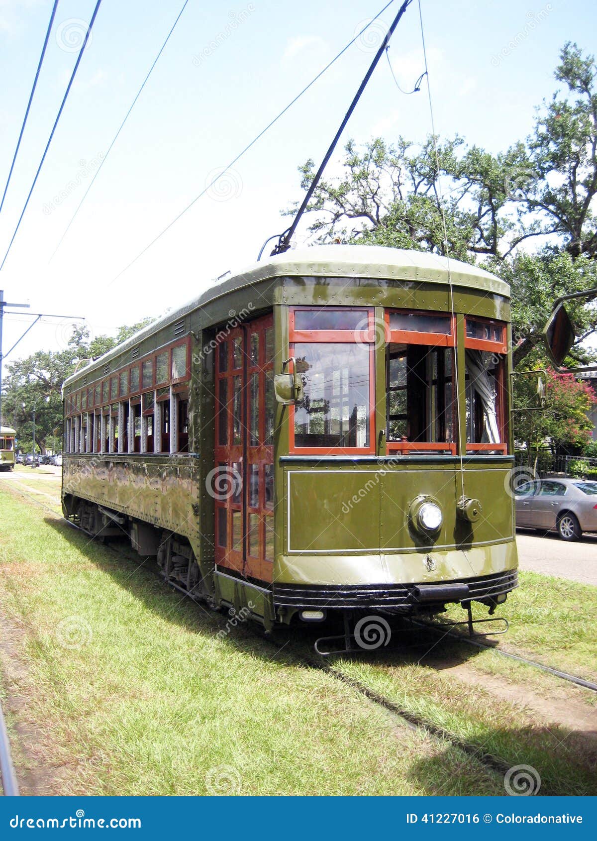 Trolley Cable Car stock photo. Image of nola, cable, train 41227016