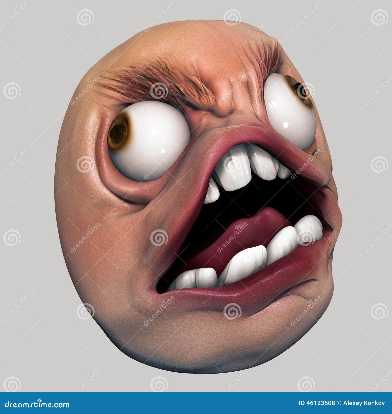 Internet meme trollface design Royalty Free Vector Image