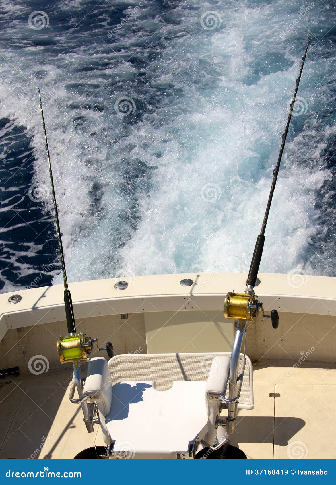 Trolling for big game stock image. Image of sportfishing - 37168419