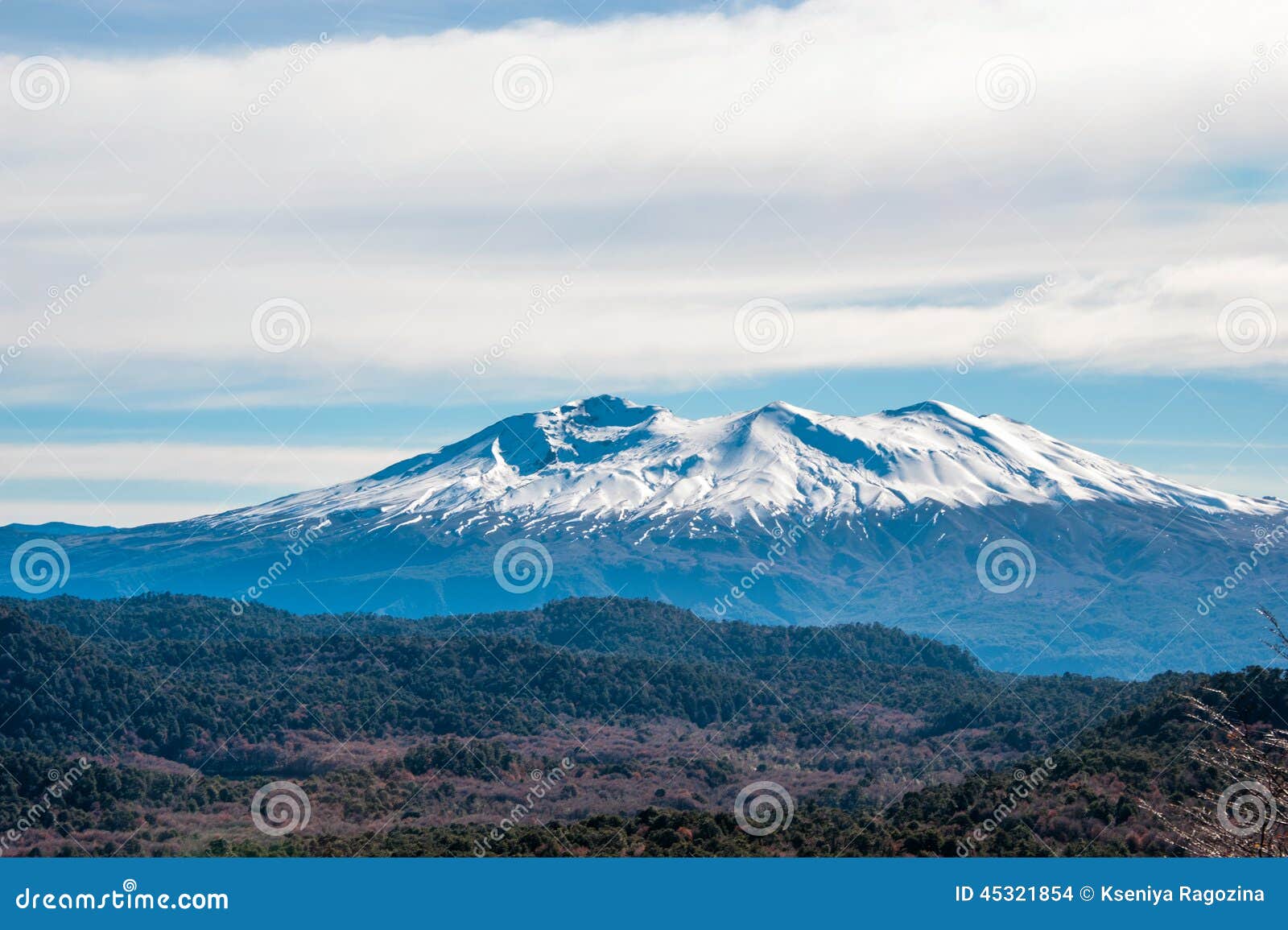 tronador stratovolcano in the southern andes