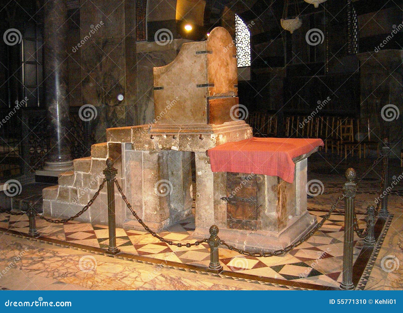 Trono De Carlomagno En Aquisgrán Imagen editorial Imagen de