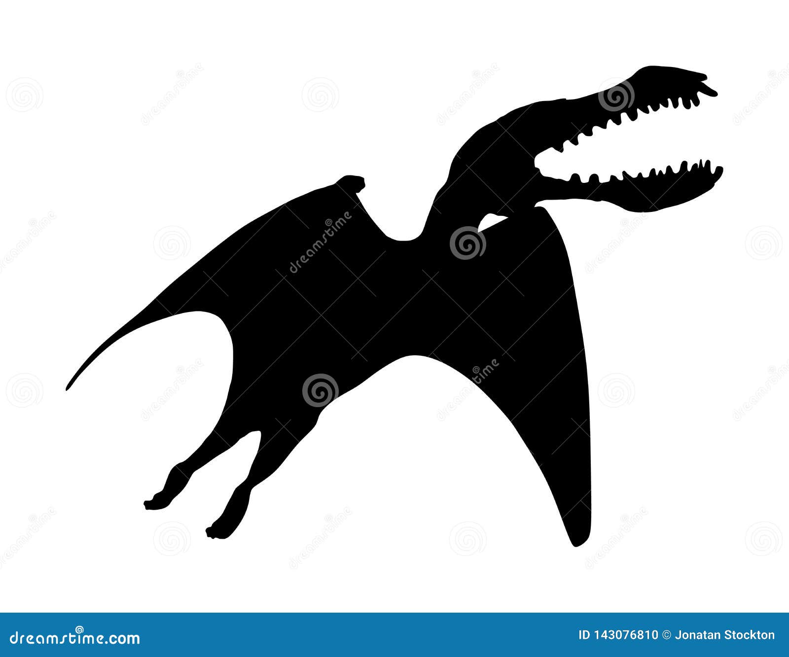 Pterodactyl Silhouette Clip Art