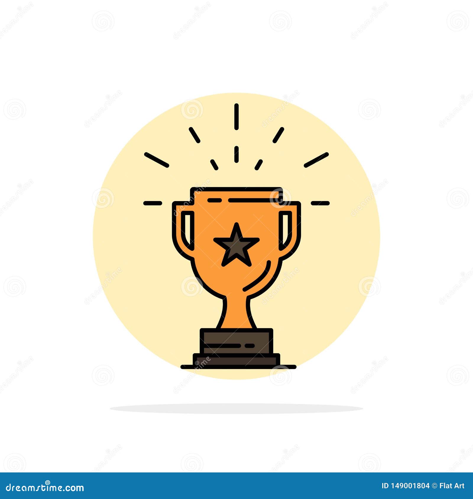 Free Vector  Win achievement. happy awarding of many trophy prize