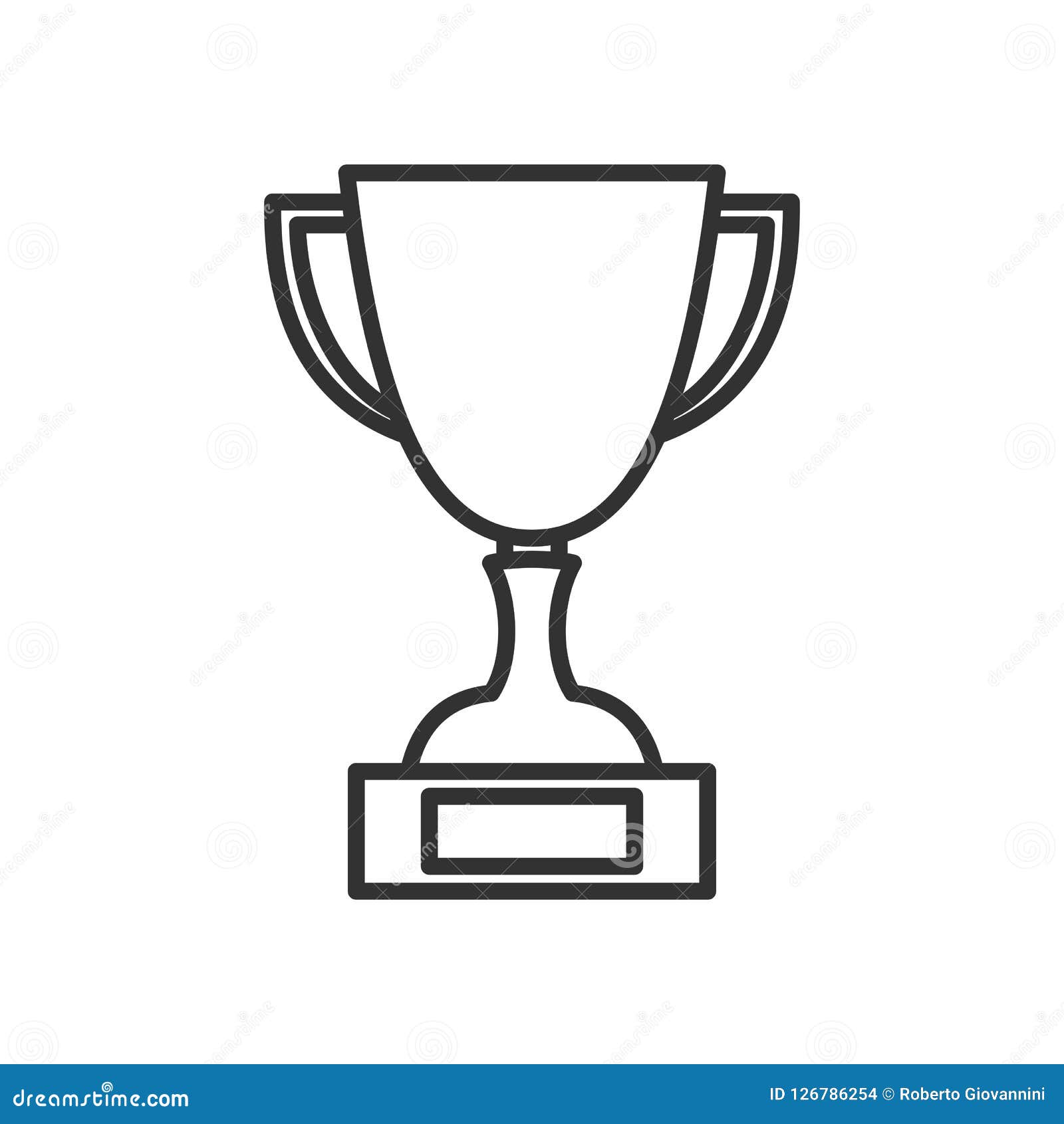 Cup outline trophy illustration hires stock photography and images  Alamy
