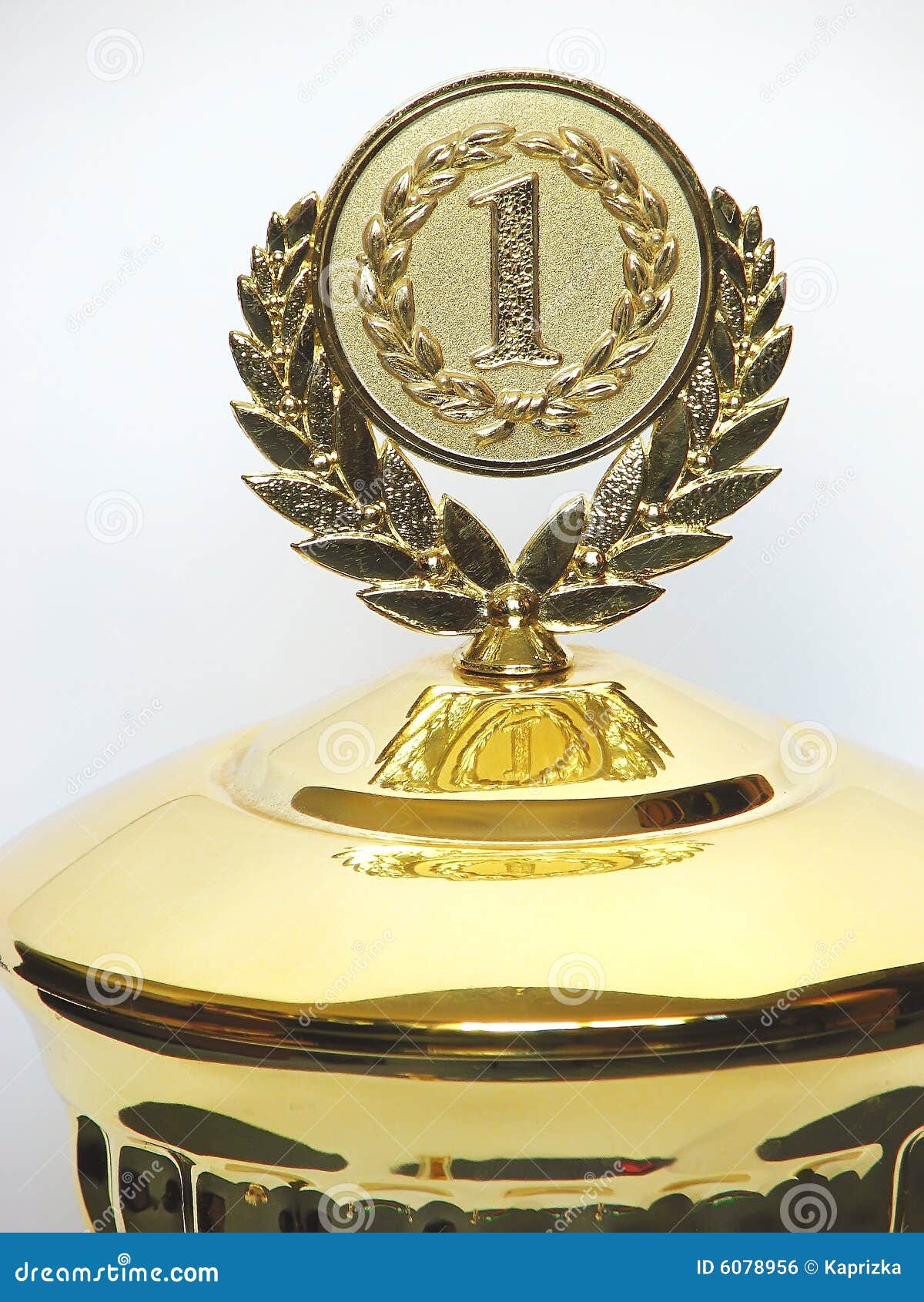Trophy or medal isolated stock photo. Image of gloss, isolated 6078956