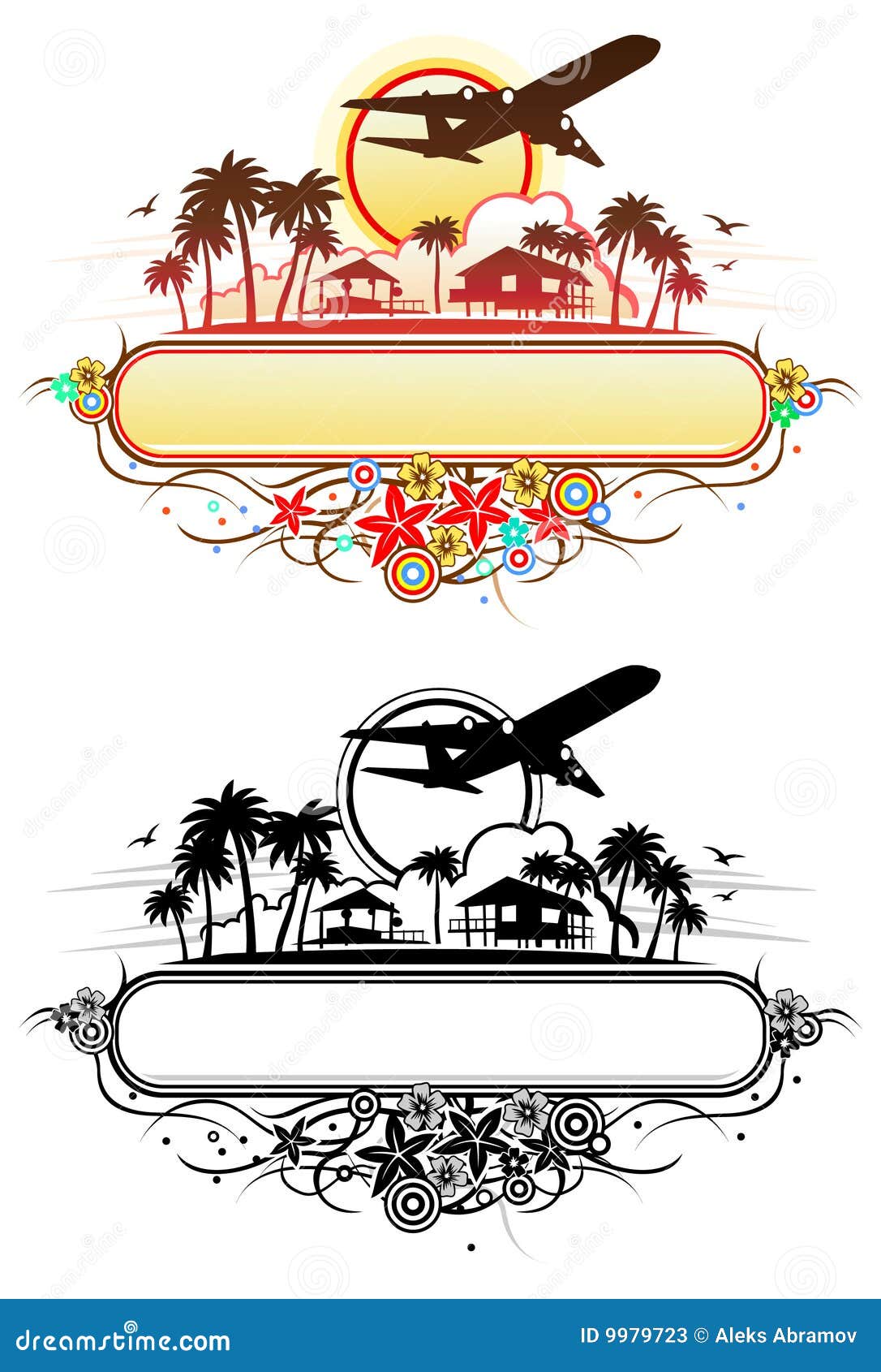 tropical air-jet banner