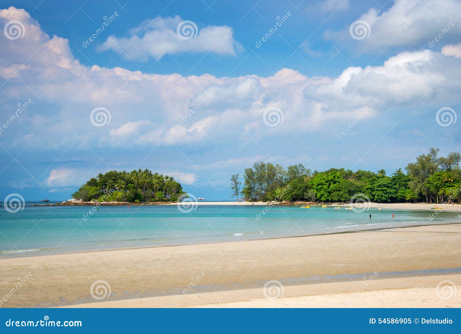 tropical beach on bintan island resorts