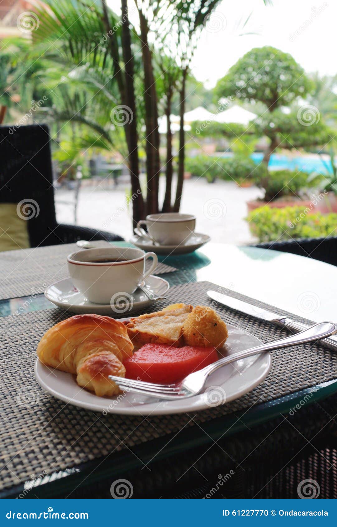 Tropical breakfast stock photo. Image of vietnam, napkin - 61227770