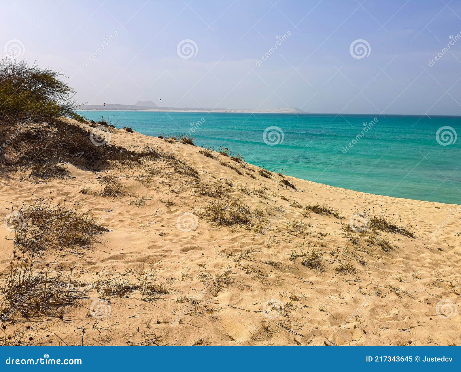 tropical coastline of atlantic ocean, cape verde