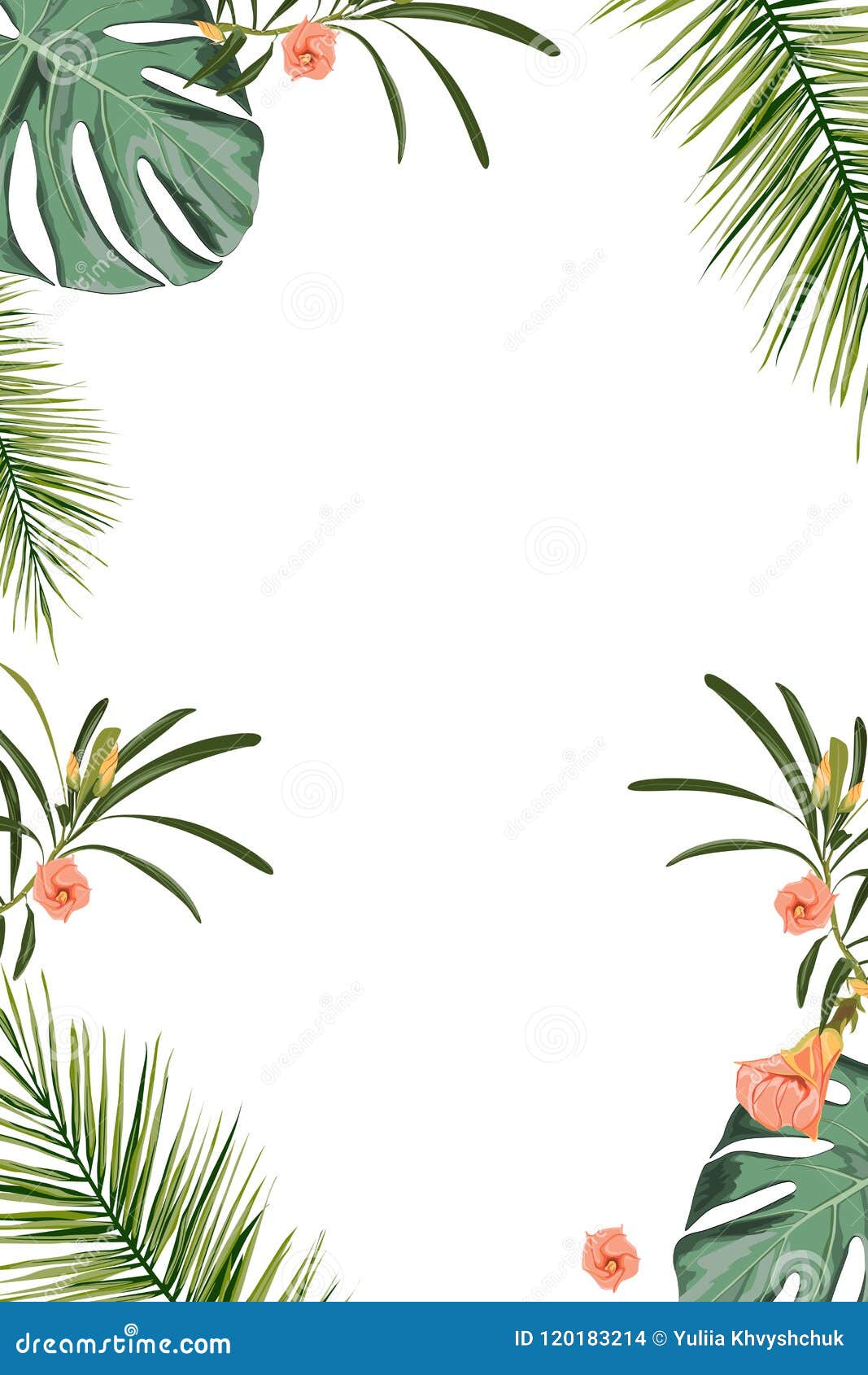 Template Of Palm Leaf