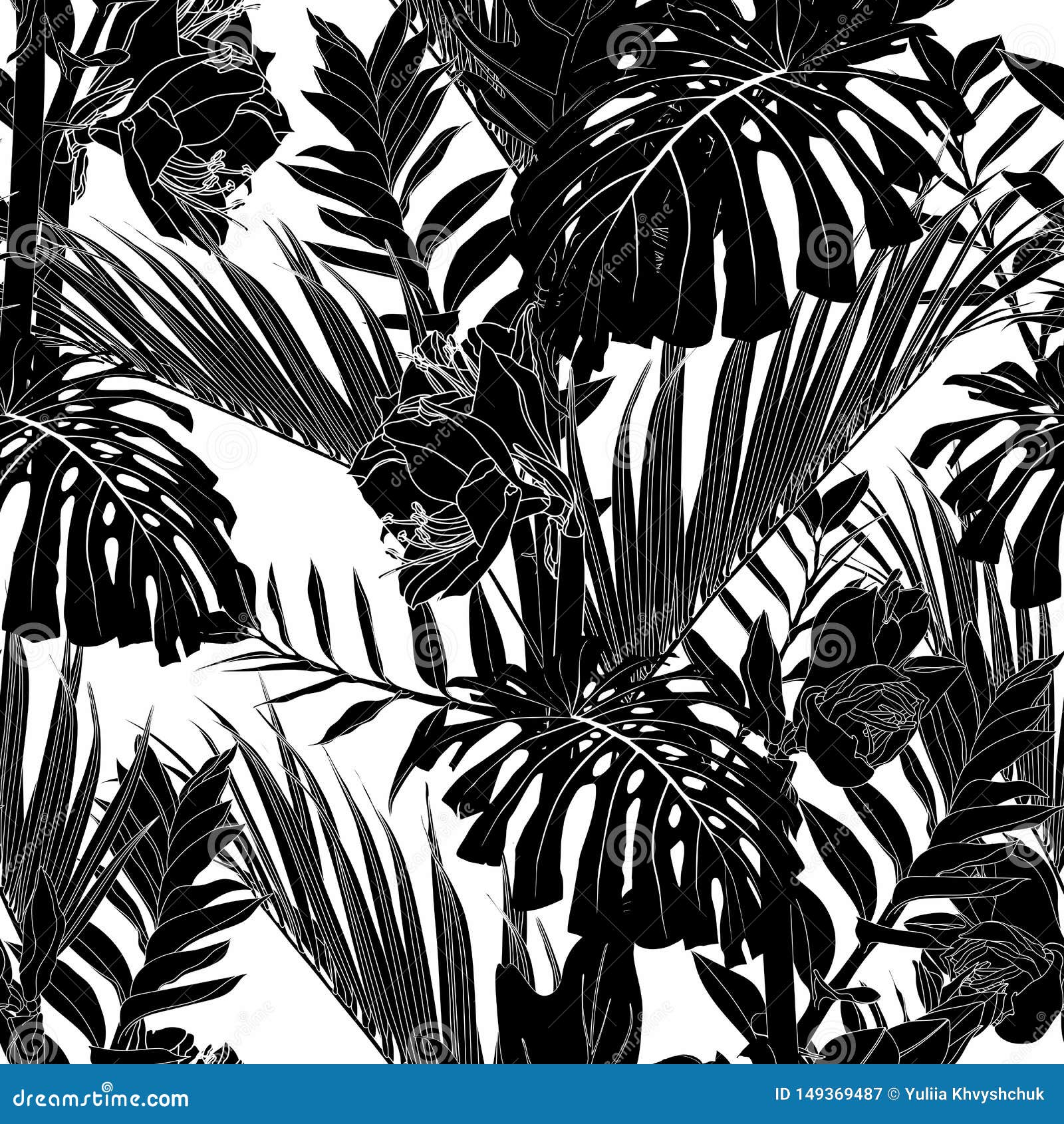 Wallpaper Tropical Leaves White Background - bmp-go