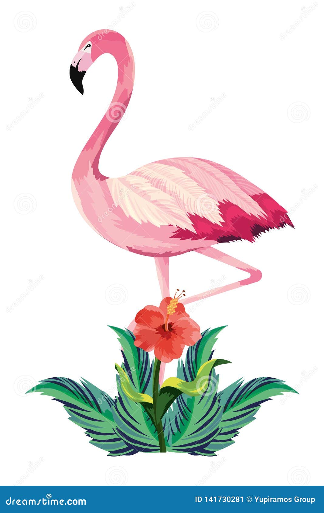 tropical summer flamingo clipart tropical summer flamingo clipart