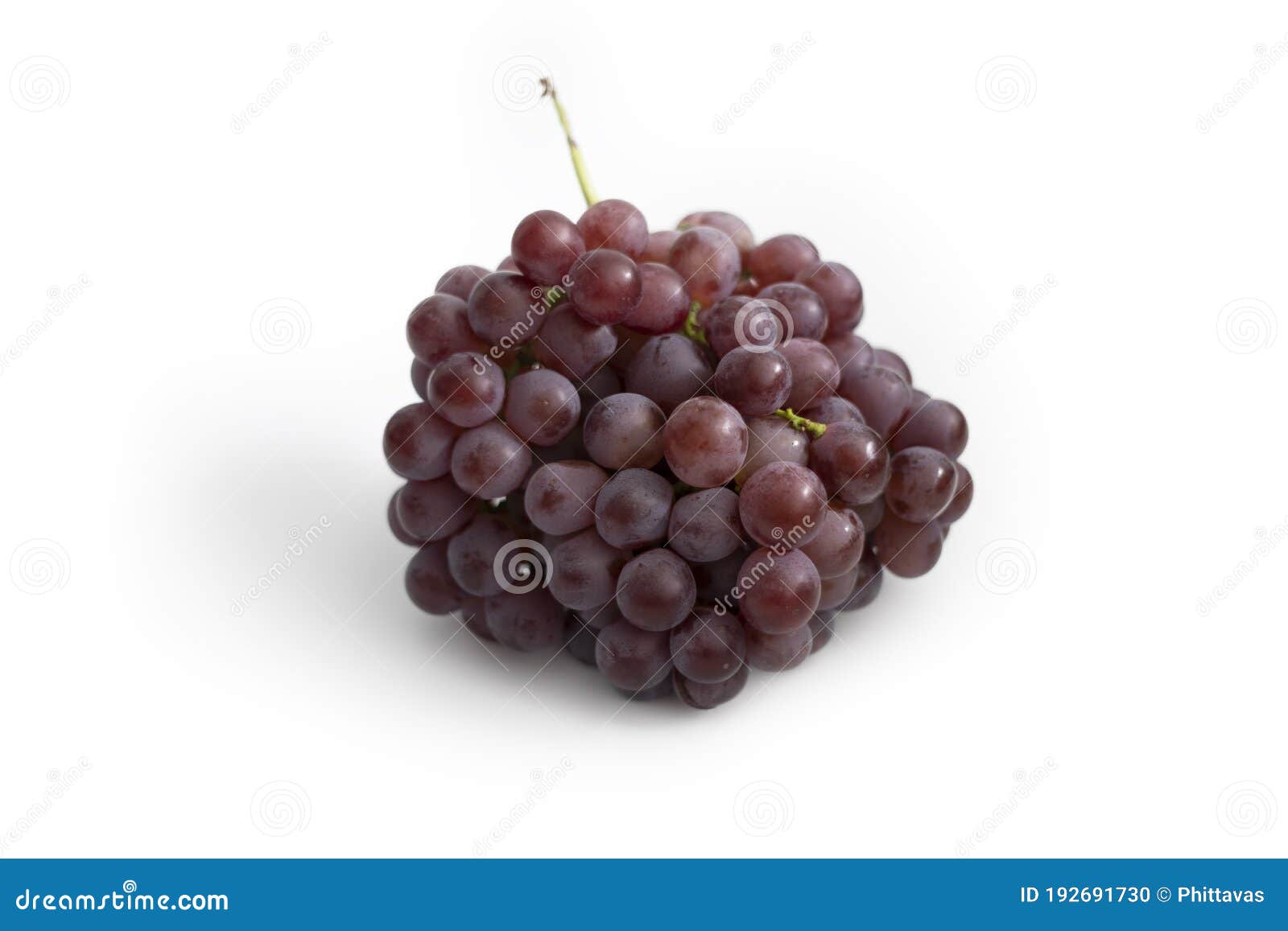 Tropical Fruit Grape Isolate on White Background Stock Photo Image of
