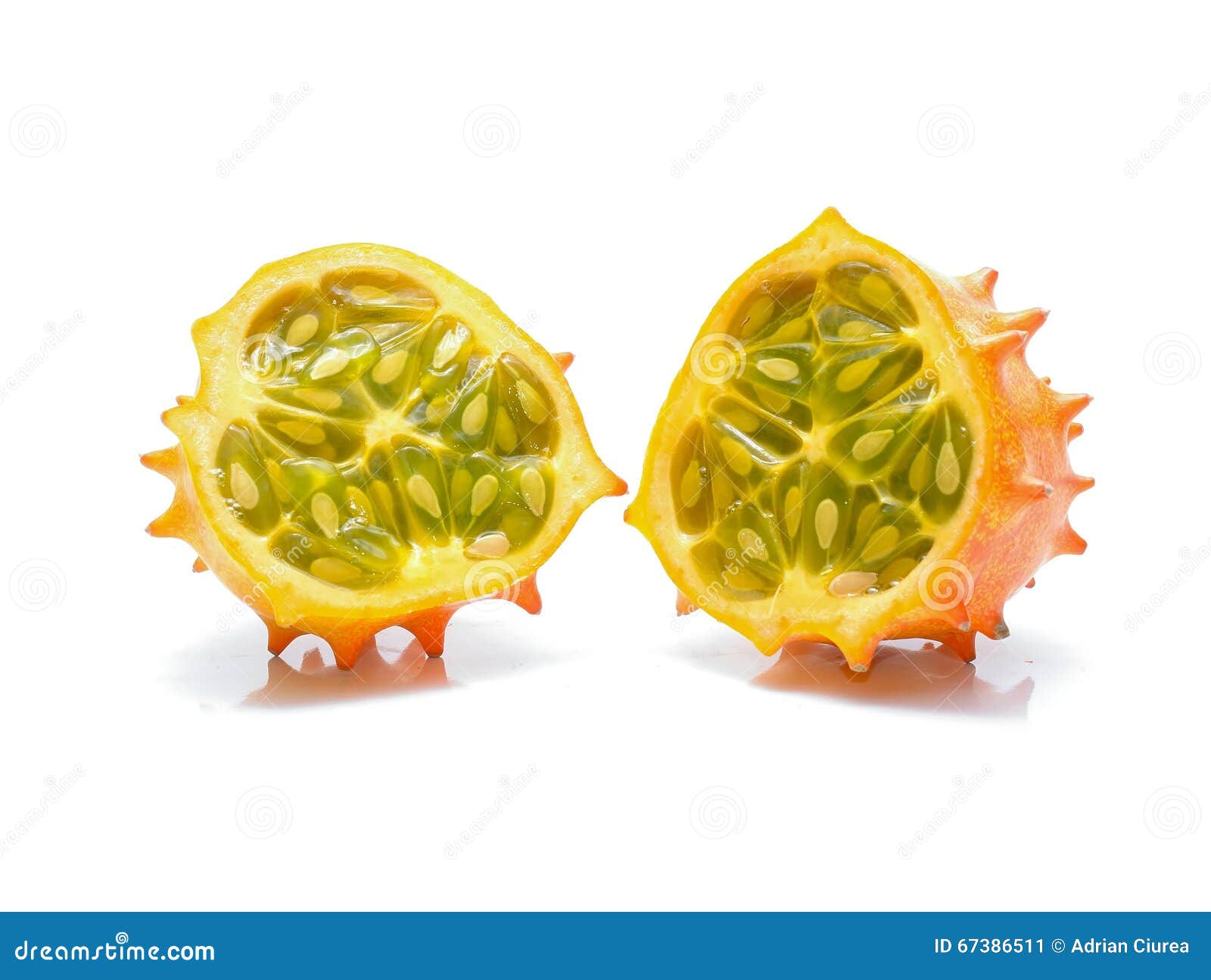 Tropical fruit Kiwano stock image. Image of tropical 67386511