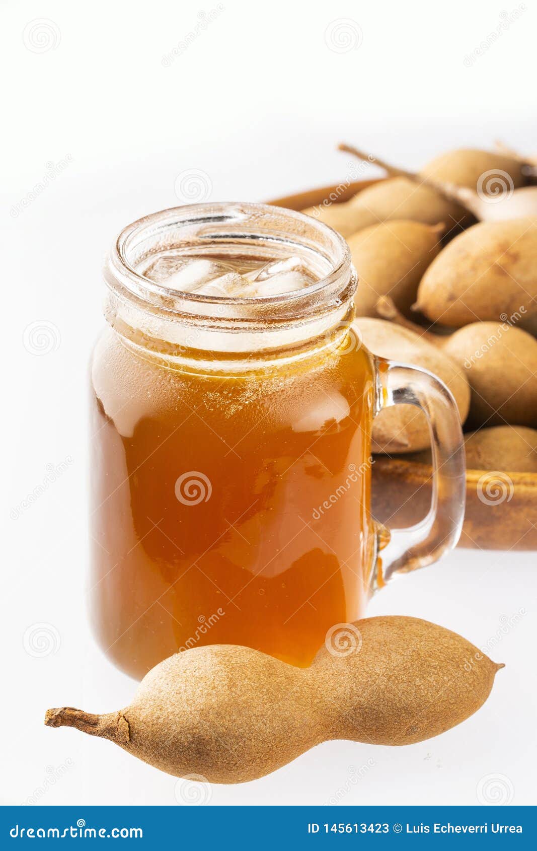 Tropical Fruit Of Tamarind Tamarindus Indica Text Space Stock Photo Megapixl